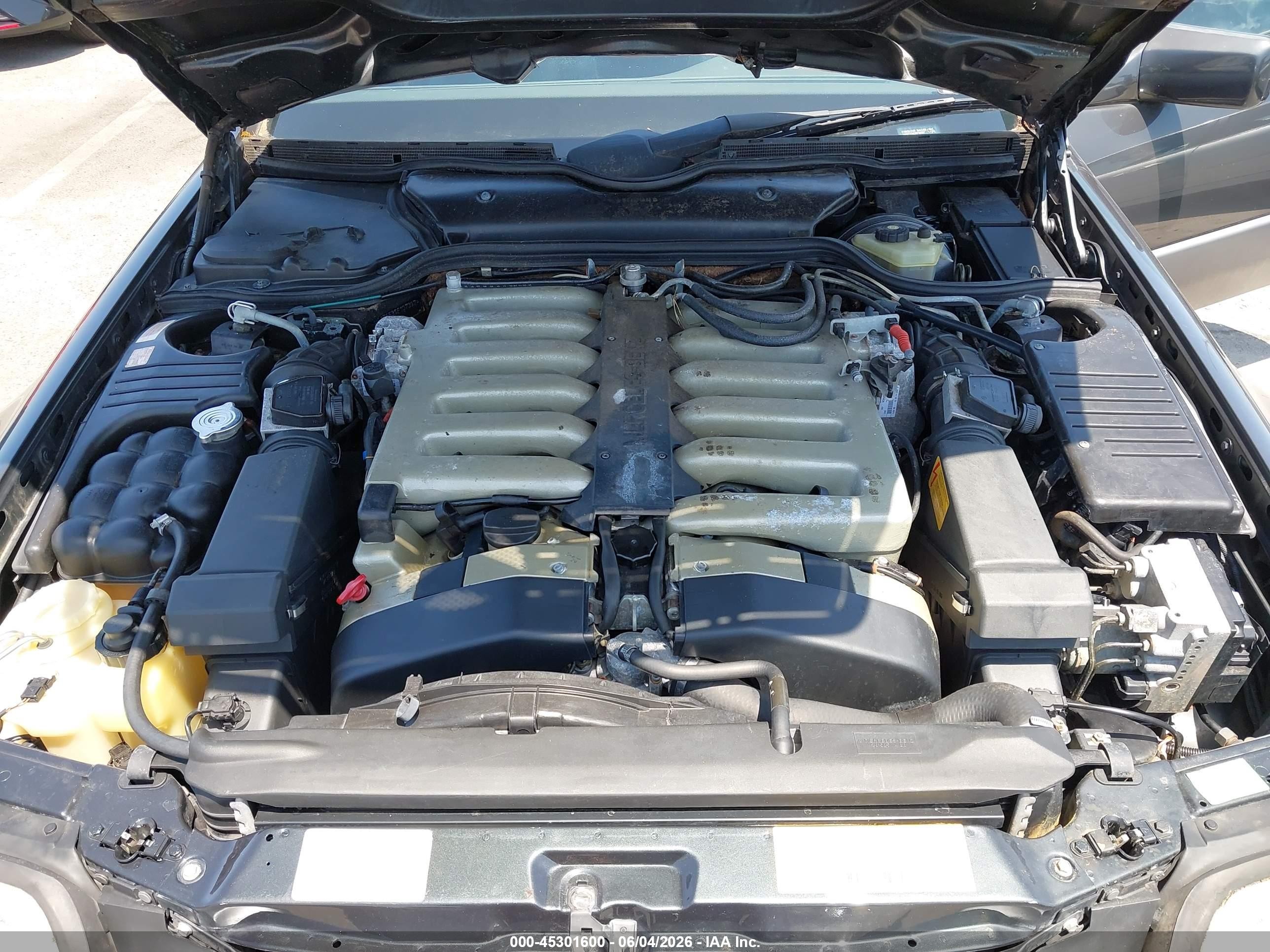 1995 Mercedes-benz Sl 600 Gray vin: WDBFA76E3SF107397
