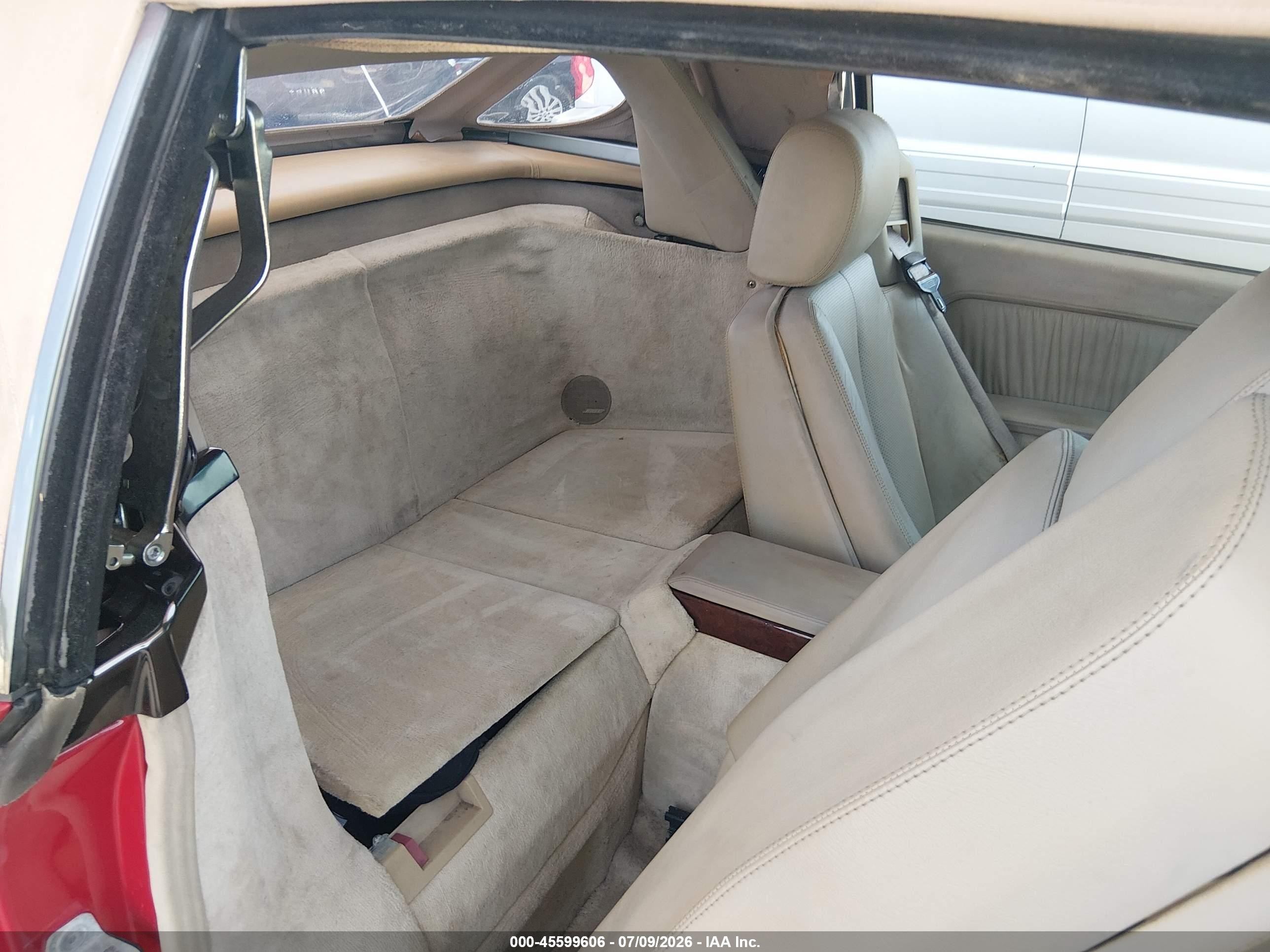 1995 Mercedes-benz Sl 600 Red vin: WDBFA76E5SF119177