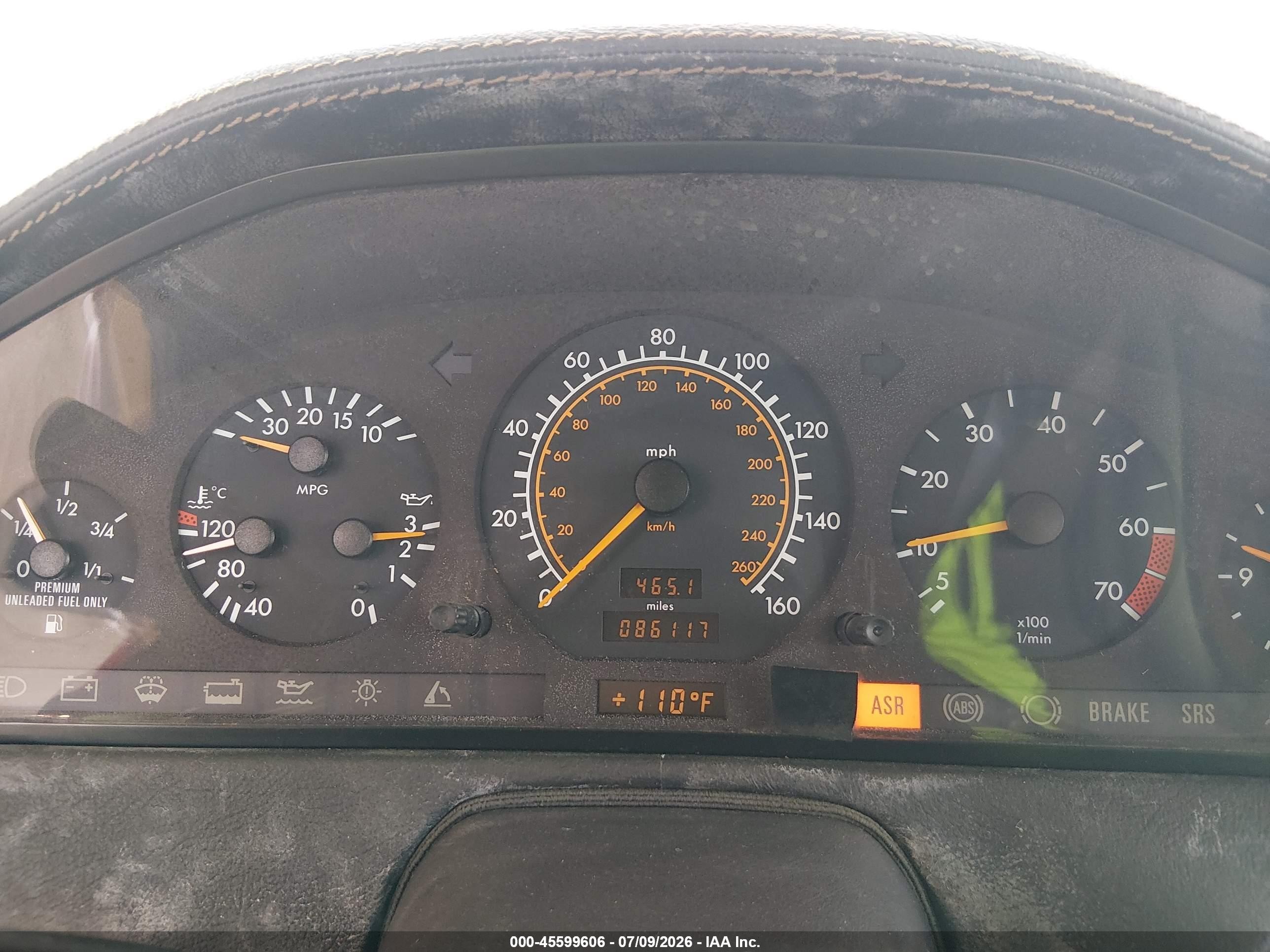 1995 Mercedes-benz Sl 600 Red vin: WDBFA76E5SF119177