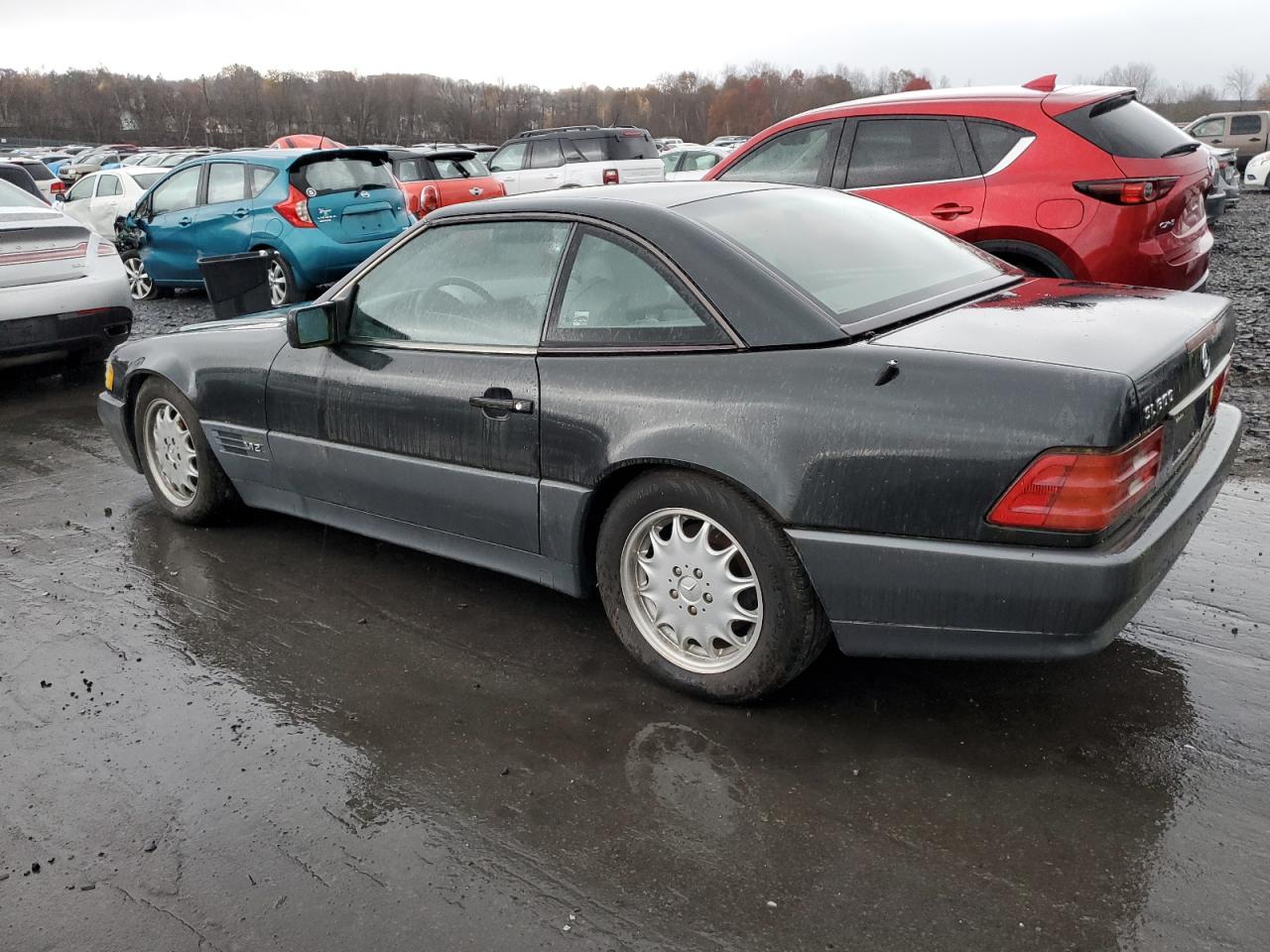 1994 Mercedes-benz Sl 600 Black vin: WDBFA76E6RF085759