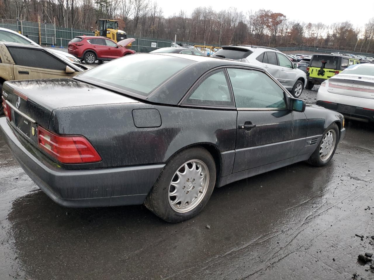 1994 Mercedes-benz Sl 600 Black vin: WDBFA76E6RF085759