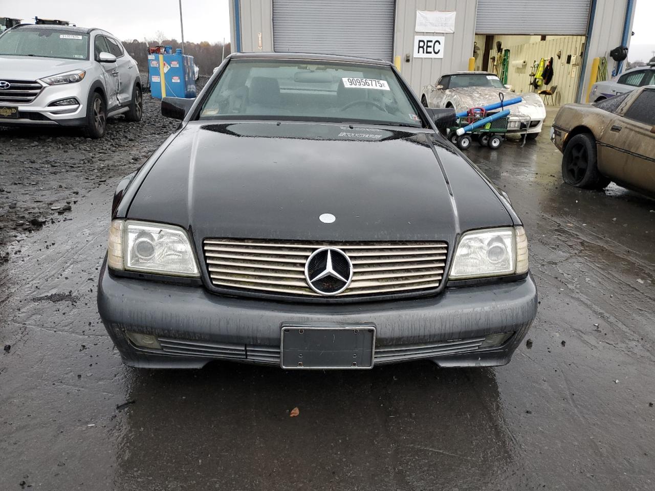 1994 Mercedes-benz Sl 600 Black vin: WDBFA76E6RF085759