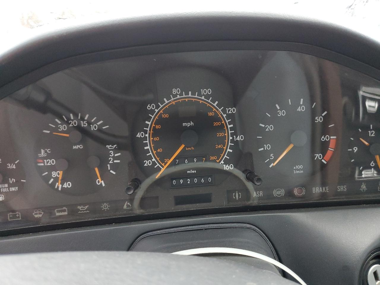 1994 Mercedes-benz Sl 600 Black vin: WDBFA76E6RF085759