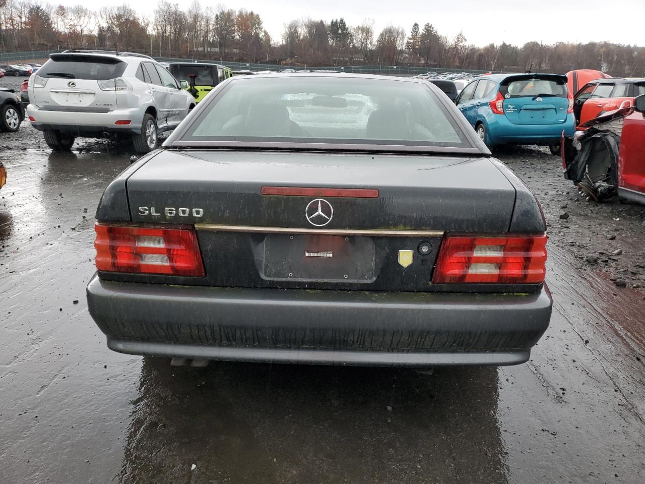 1994 Mercedes-benz Sl 600 Black vin: WDBFA76E6RF085759