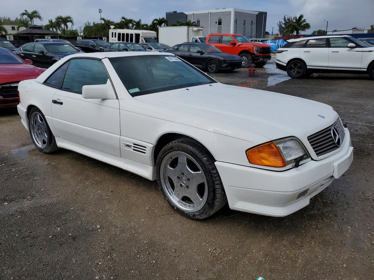 1994 Mercedes-benz Sl 600 White vin: WDBFA76E7RF100723