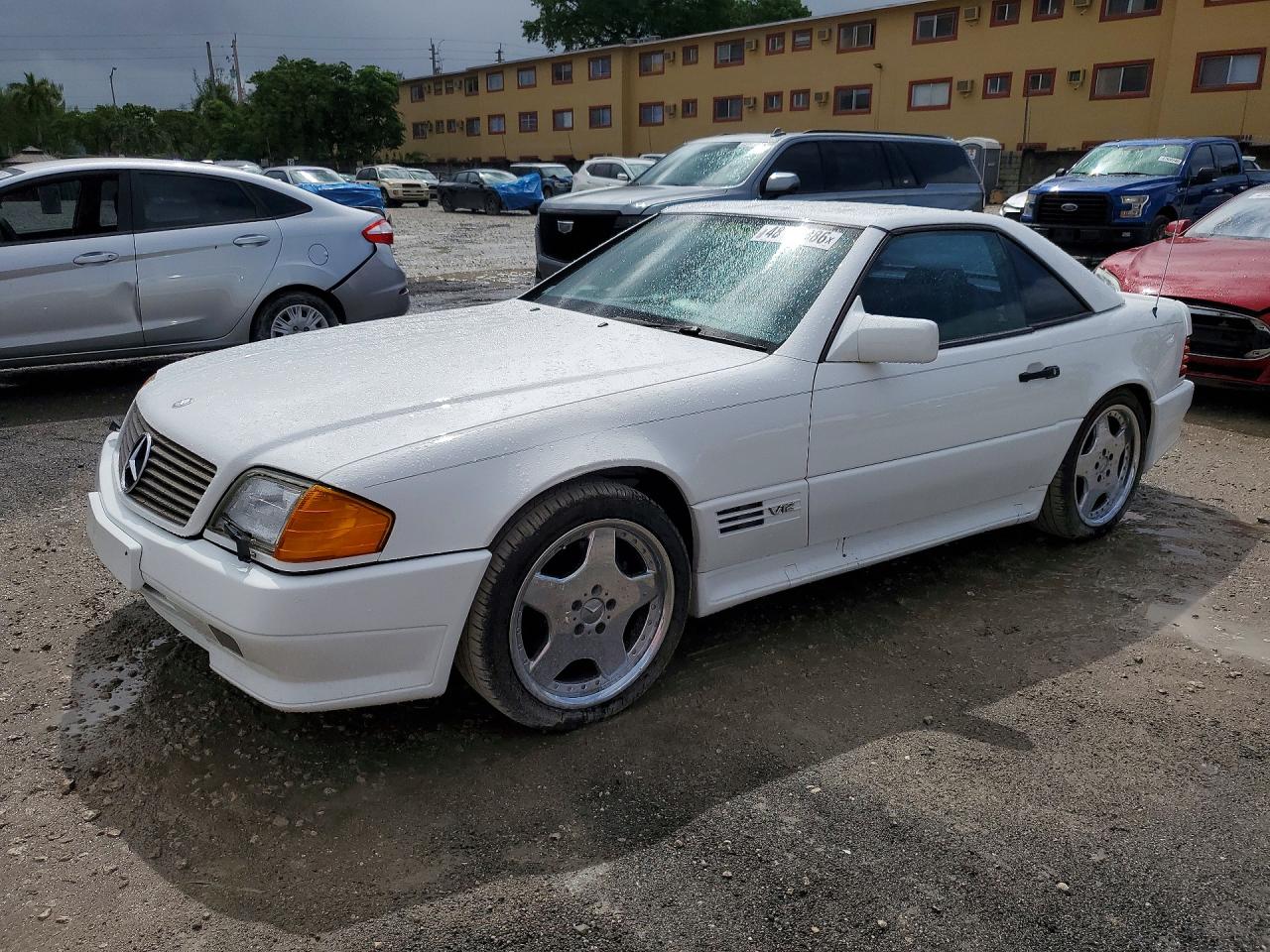 1994 Mercedes-benz Sl 600 White vin: WDBFA76E7RF100723
