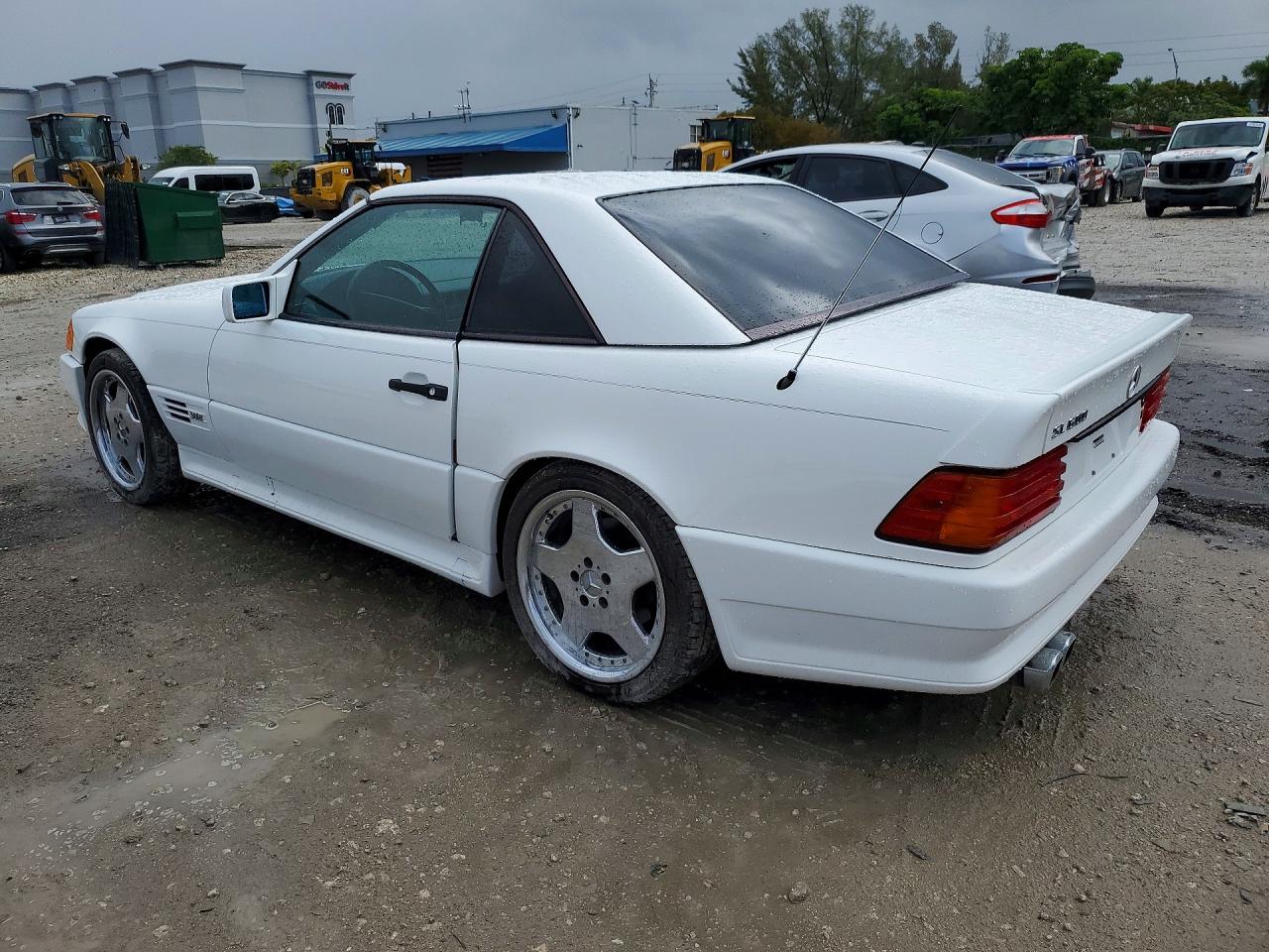 1994 Mercedes-benz Sl 600 White vin: WDBFA76E7RF100723