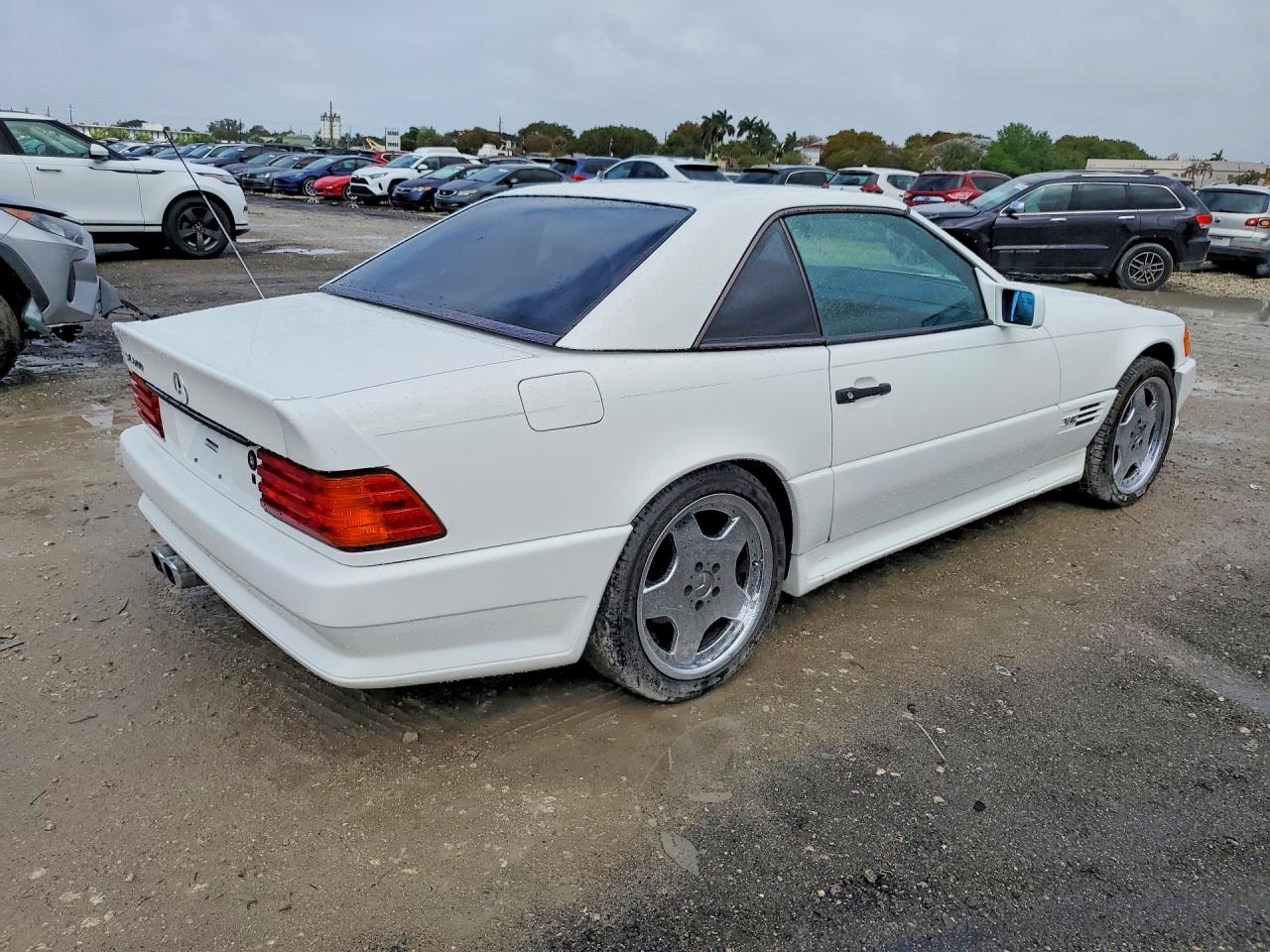 1994 Mercedes-benz Sl 600 White vin: WDBFA76E7RF100723