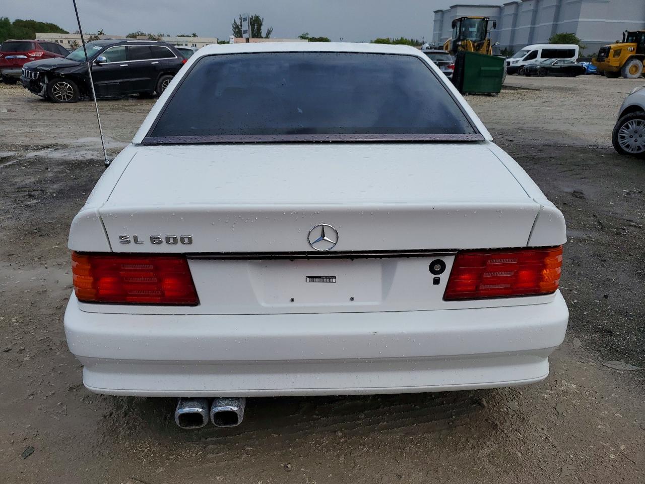 1994 Mercedes-benz Sl 600 White vin: WDBFA76E7RF100723