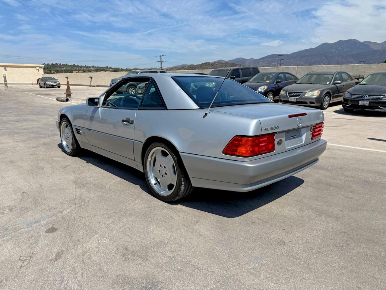 1995 Mercedes-benz Sl 600 Silver vin: WDBFA76E9SF111180