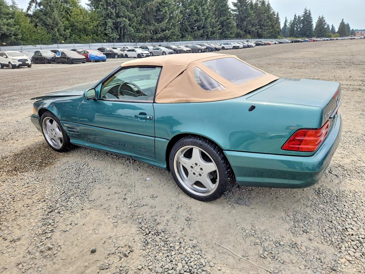 1999 Mercedes-benz Sl 600 Turquoise vin: WDBFA76F2XF173343