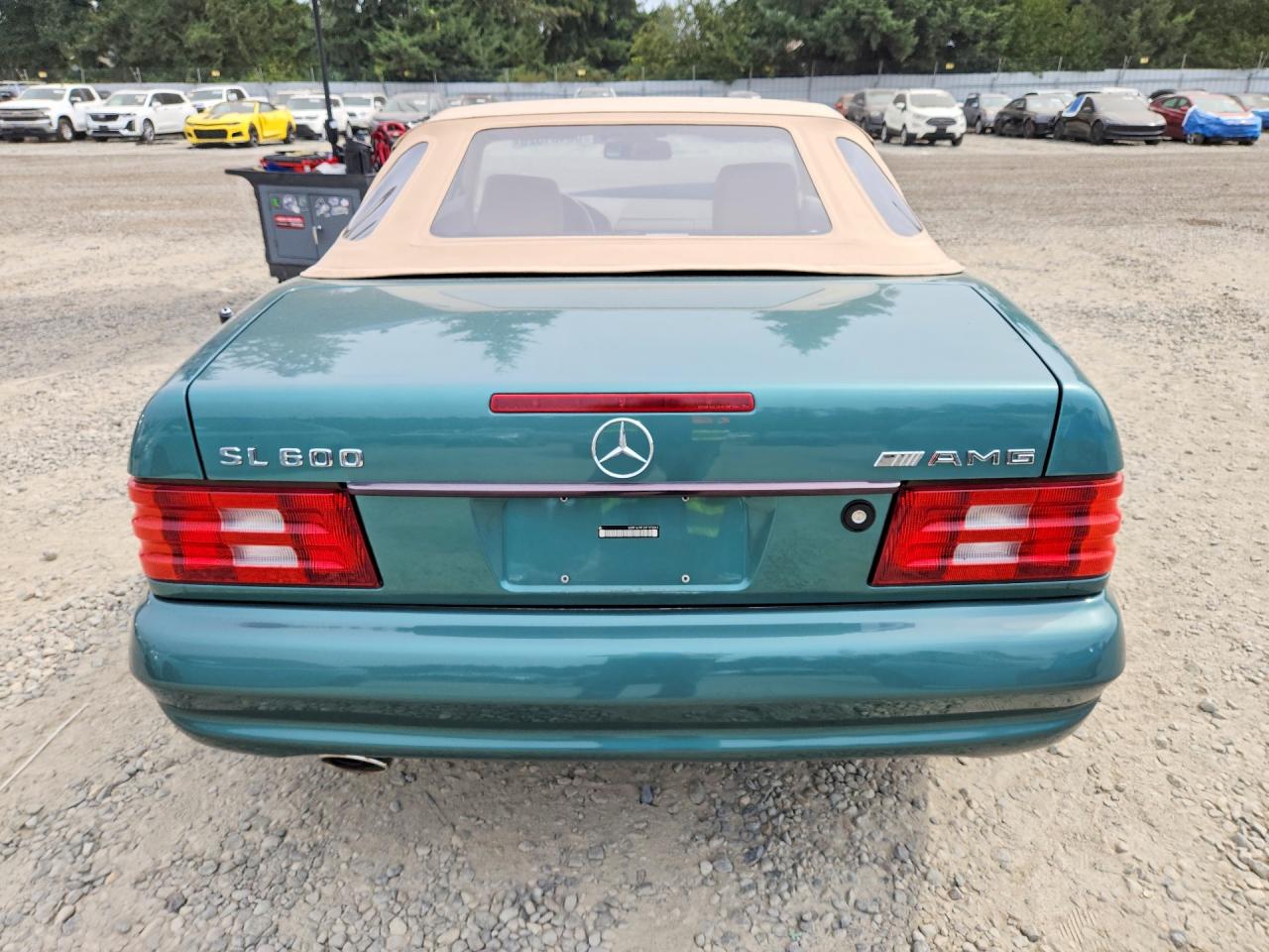 1999 Mercedes-benz Sl 600 Turquoise vin: WDBFA76F2XF173343