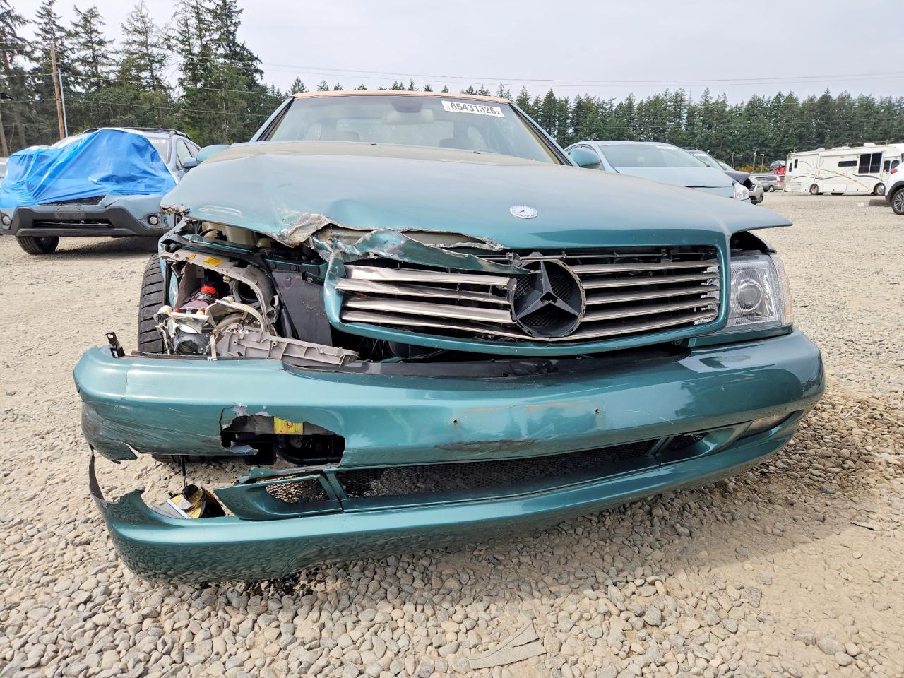 1999 Mercedes-benz Sl 600 Turquoise vin: WDBFA76F2XF173343