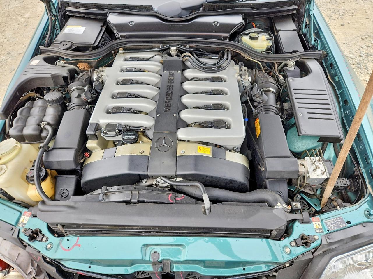 1999 Mercedes-benz Sl 600 Turquoise vin: WDBFA76F2XF173343