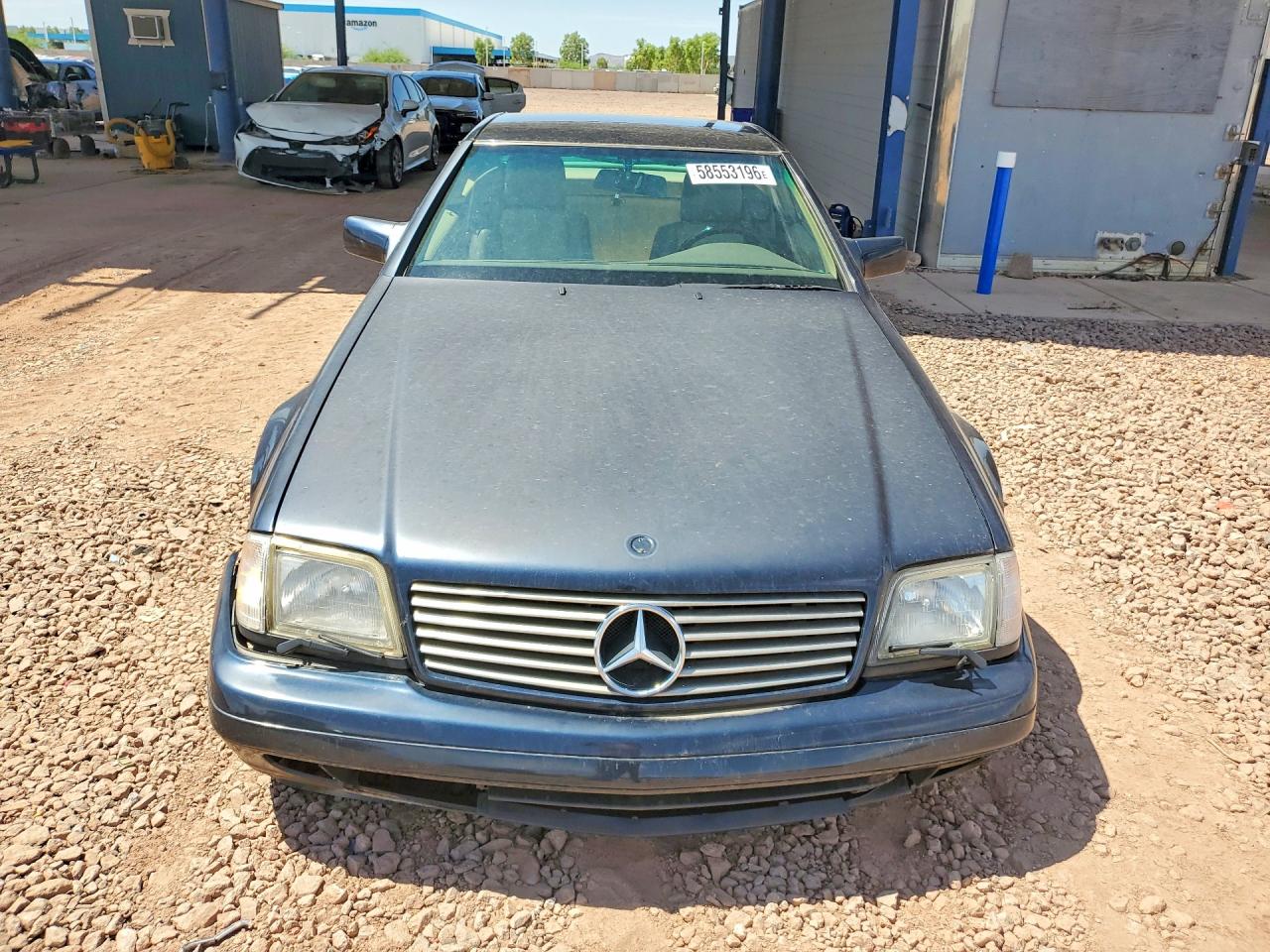 1996 Mercedes-benz Sl 600 Blue vin: WDBFA76F6TF126763