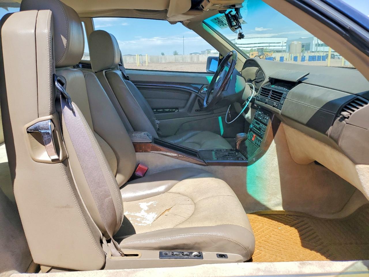 1996 Mercedes-benz Sl 600 Blue vin: WDBFA76F6TF126763