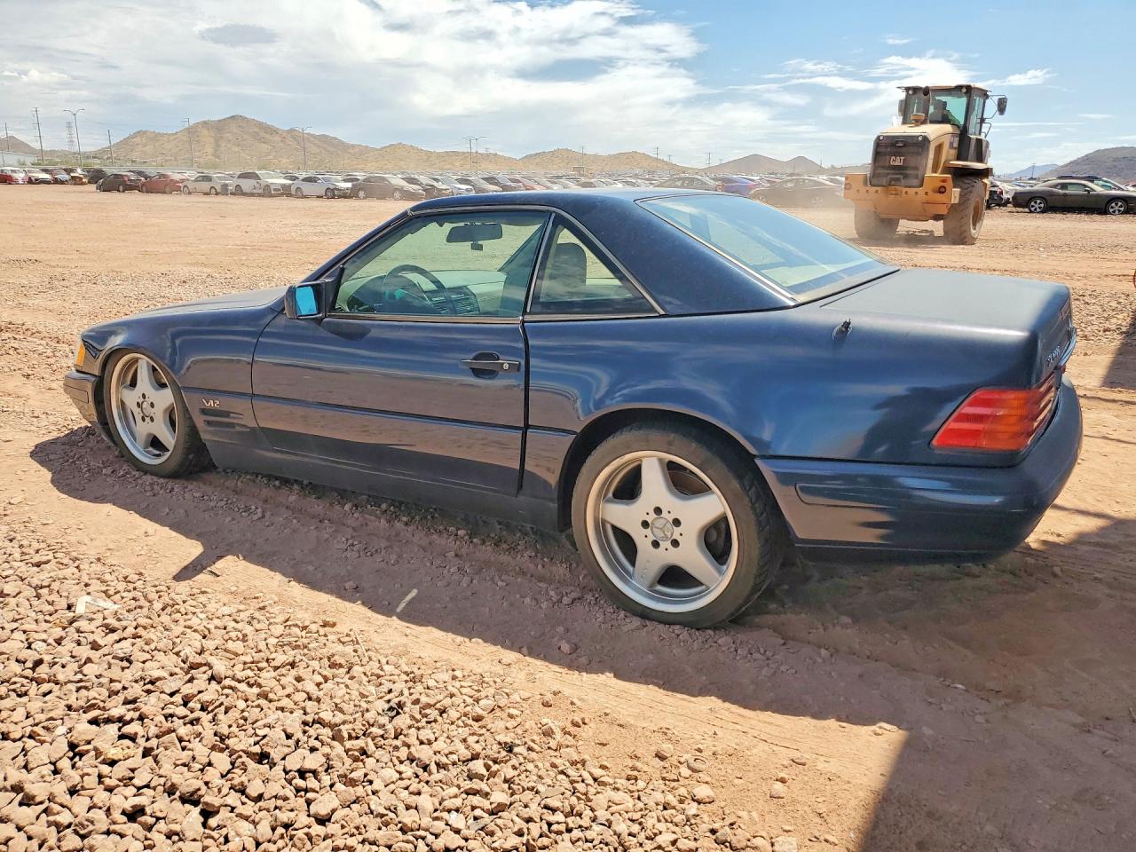 1996 Mercedes-benz Sl 600 Blue vin: WDBFA76F6TF126763