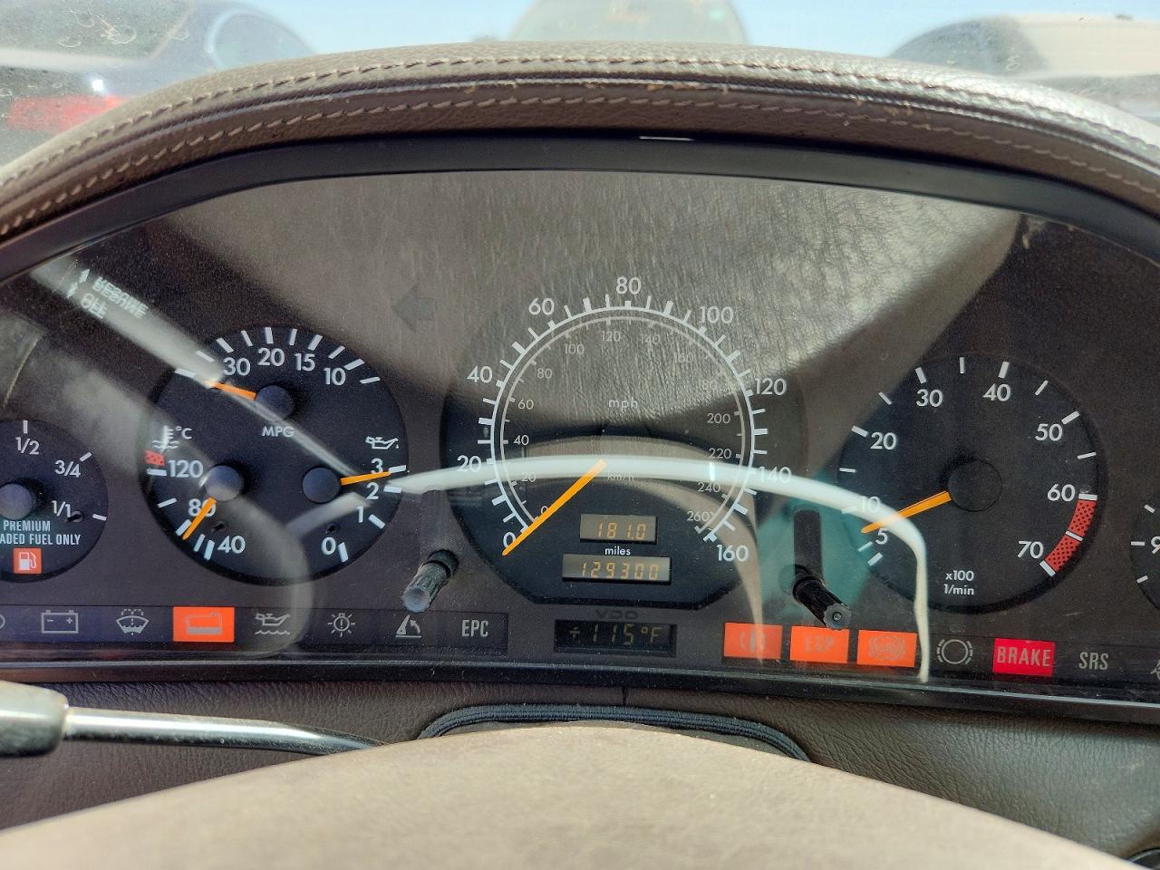 1996 Mercedes-benz Sl 600 Blue vin: WDBFA76F6TF126763