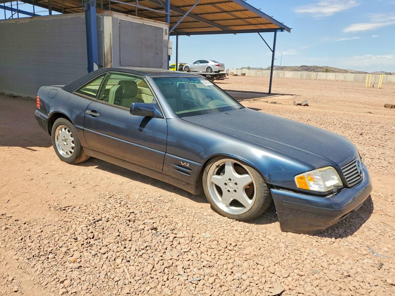 1996 Mercedes-benz Sl 600 Blue vin: WDBFA76F6TF126763
