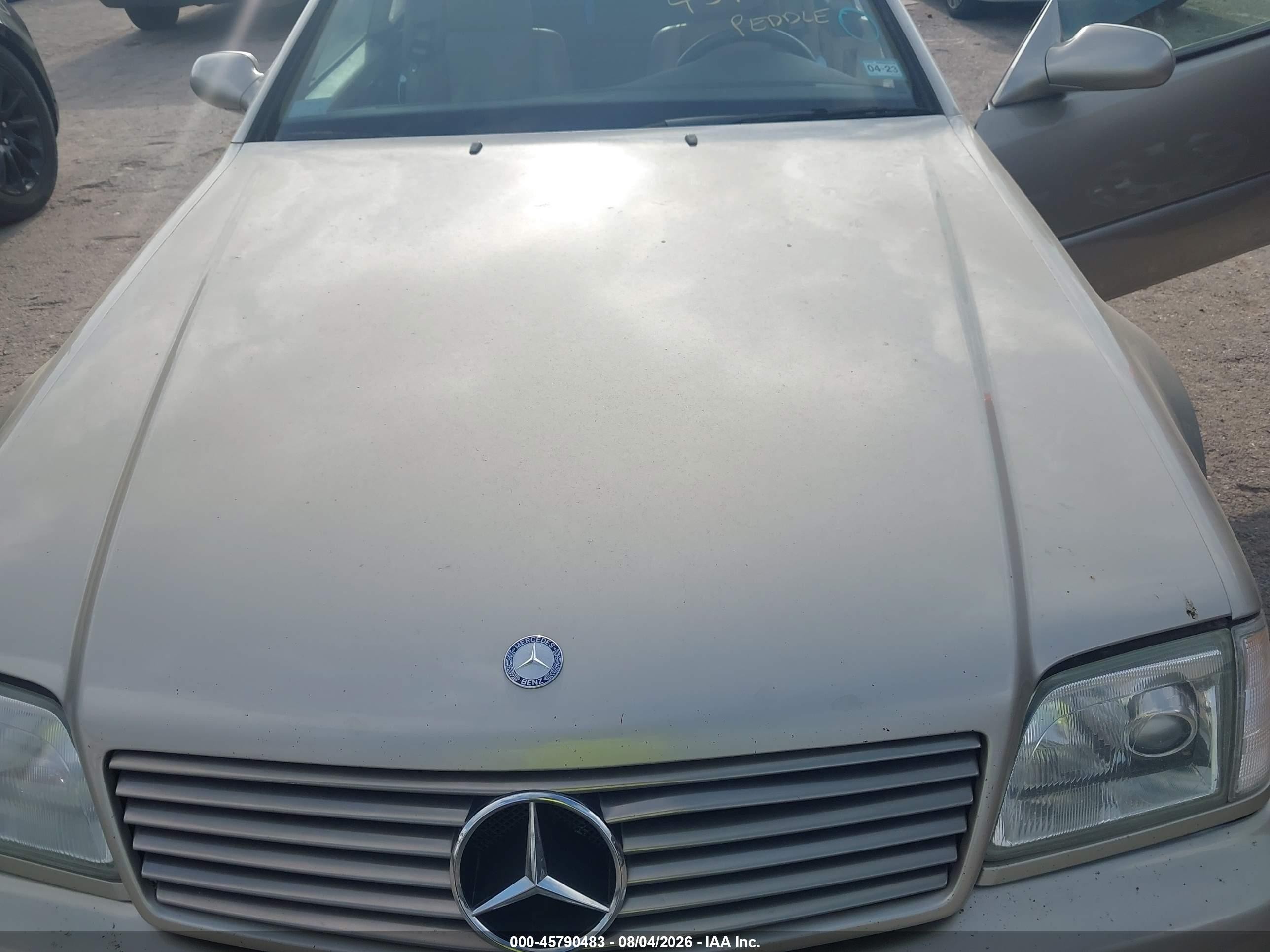 1999 Mercedes-benz Sl 600   Gold vin: WDBFA76F9XF183299
