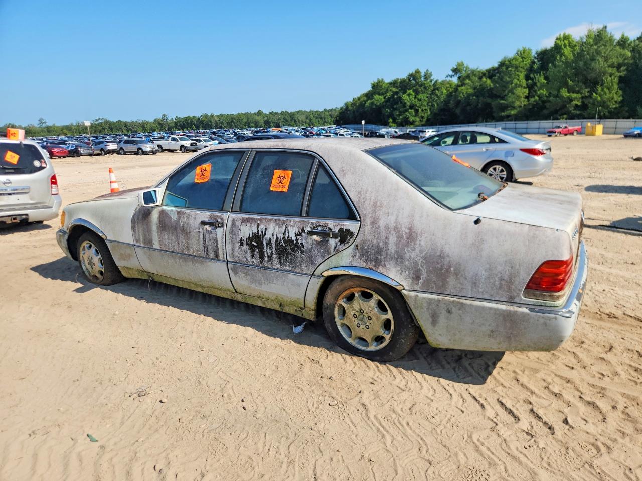 1992 Mercedes-benz 300 Se White vin: WDBGA32E0NA020836