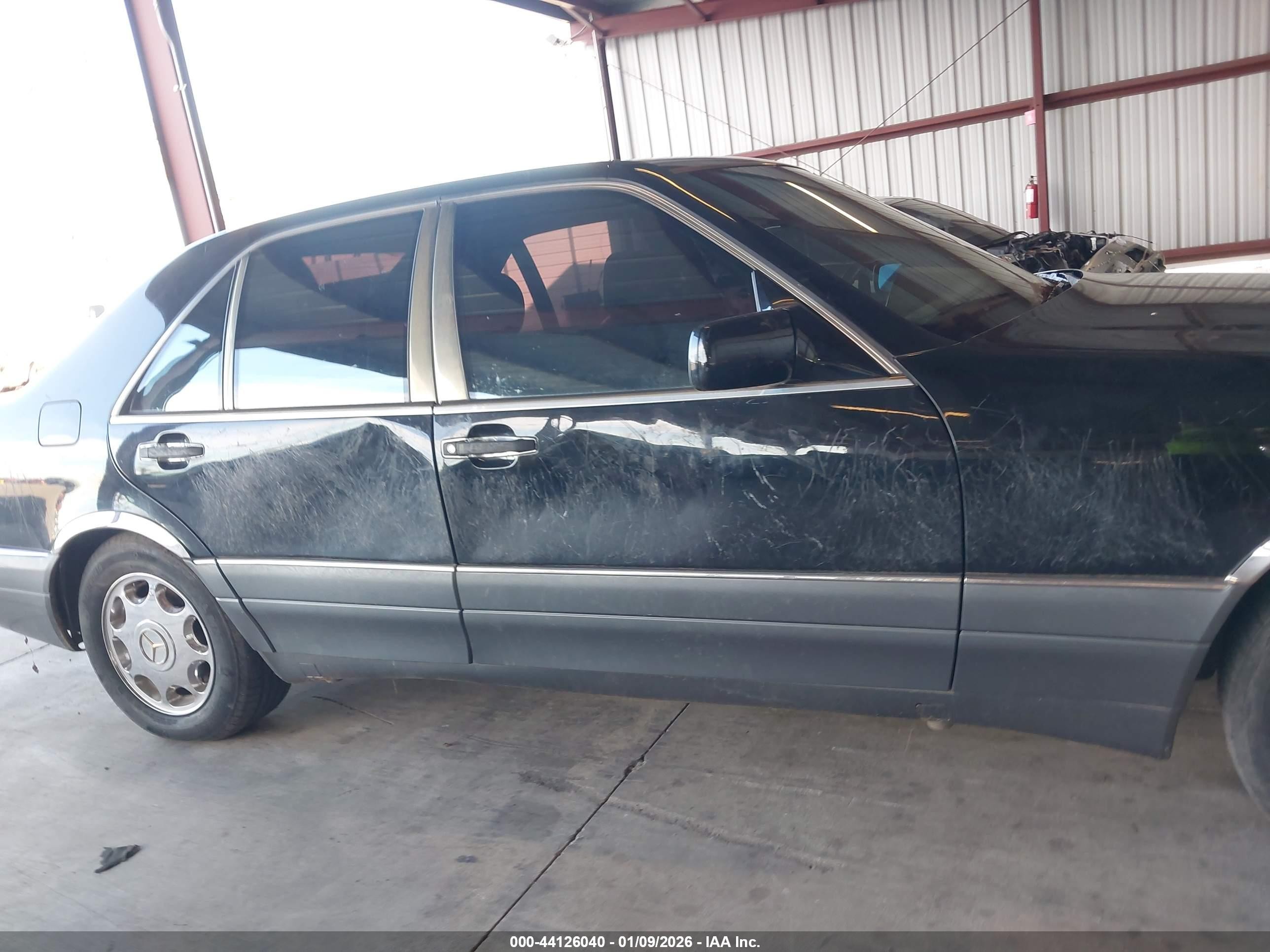 1995 Mercedes-benz S 320w Черный vin: WDBGA32E0SA219686