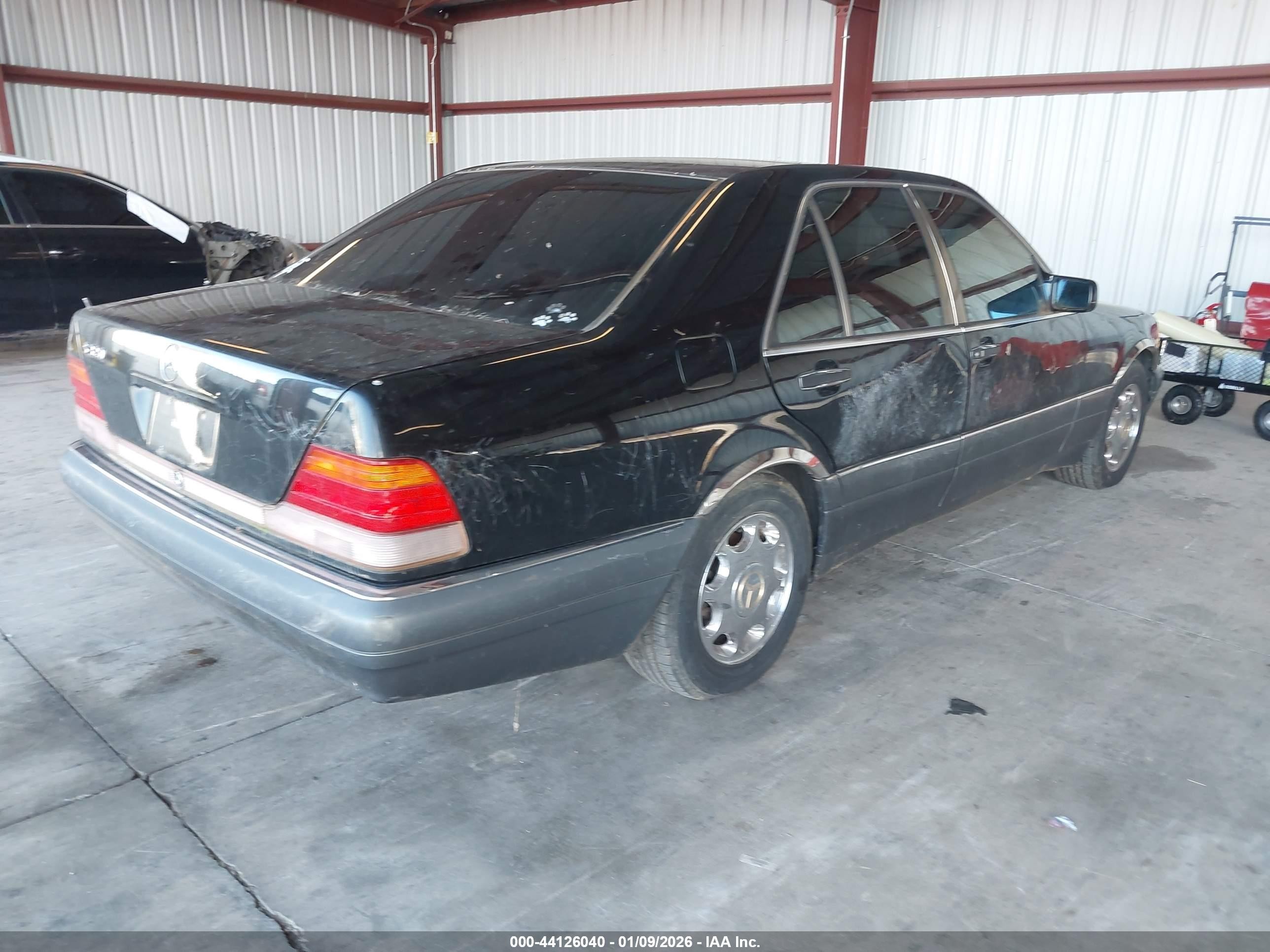 1995 Mercedes-benz S 320w Черный vin: WDBGA32E0SA219686