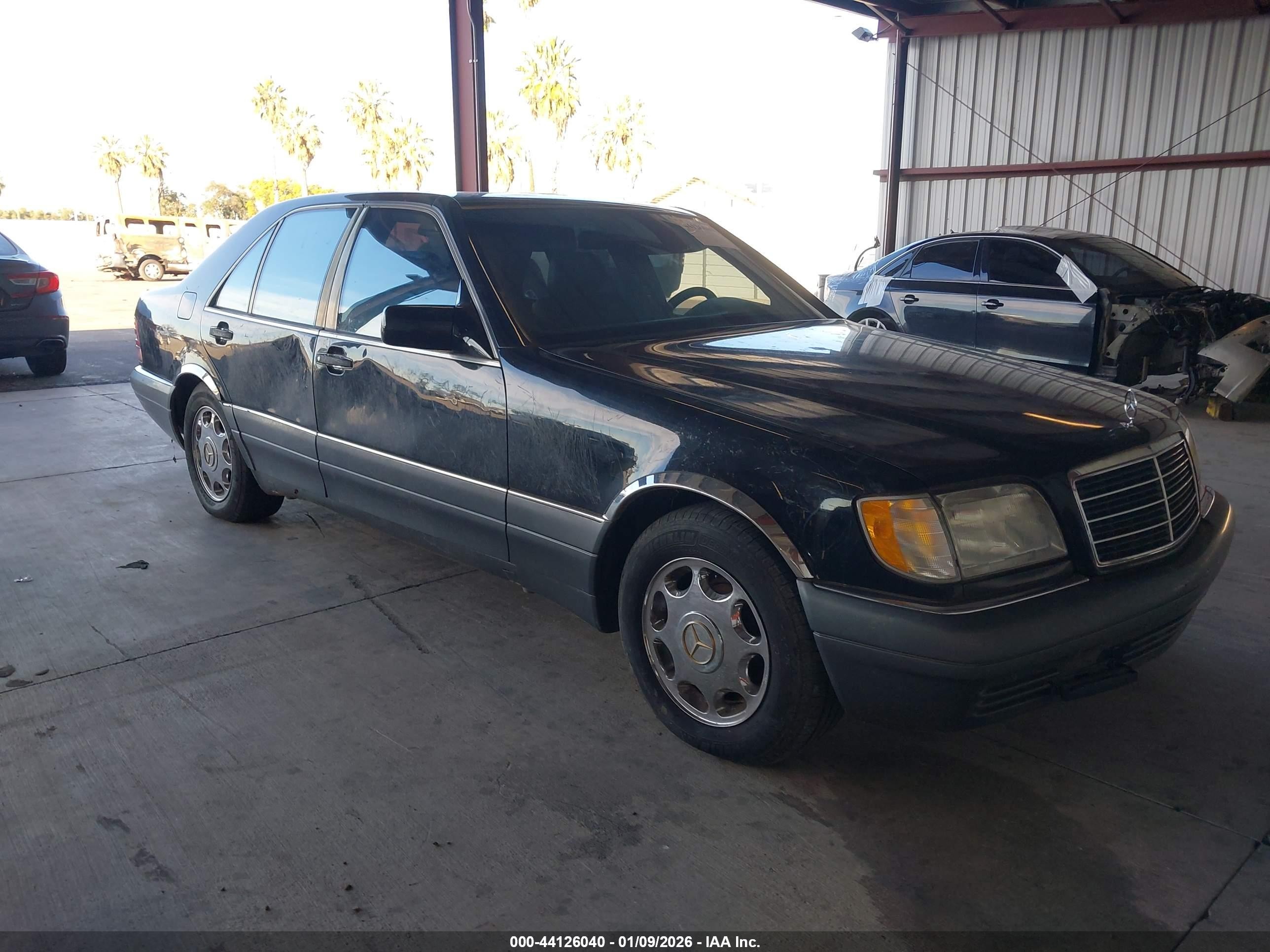 1995 Mercedes-benz S 320w Черный vin: WDBGA32E0SA219686