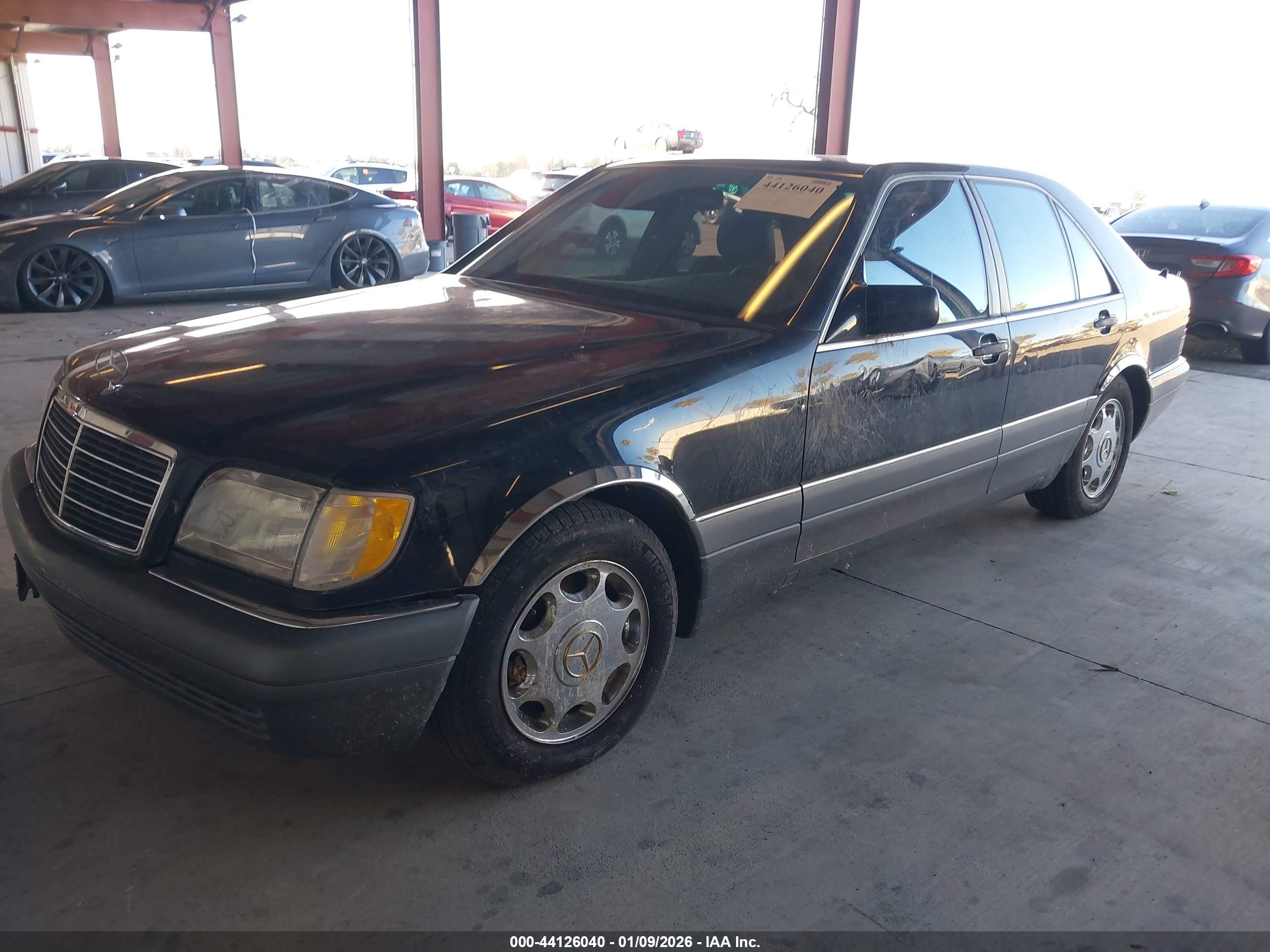 1995 Mercedes-benz S 320w Черный vin: WDBGA32E0SA219686