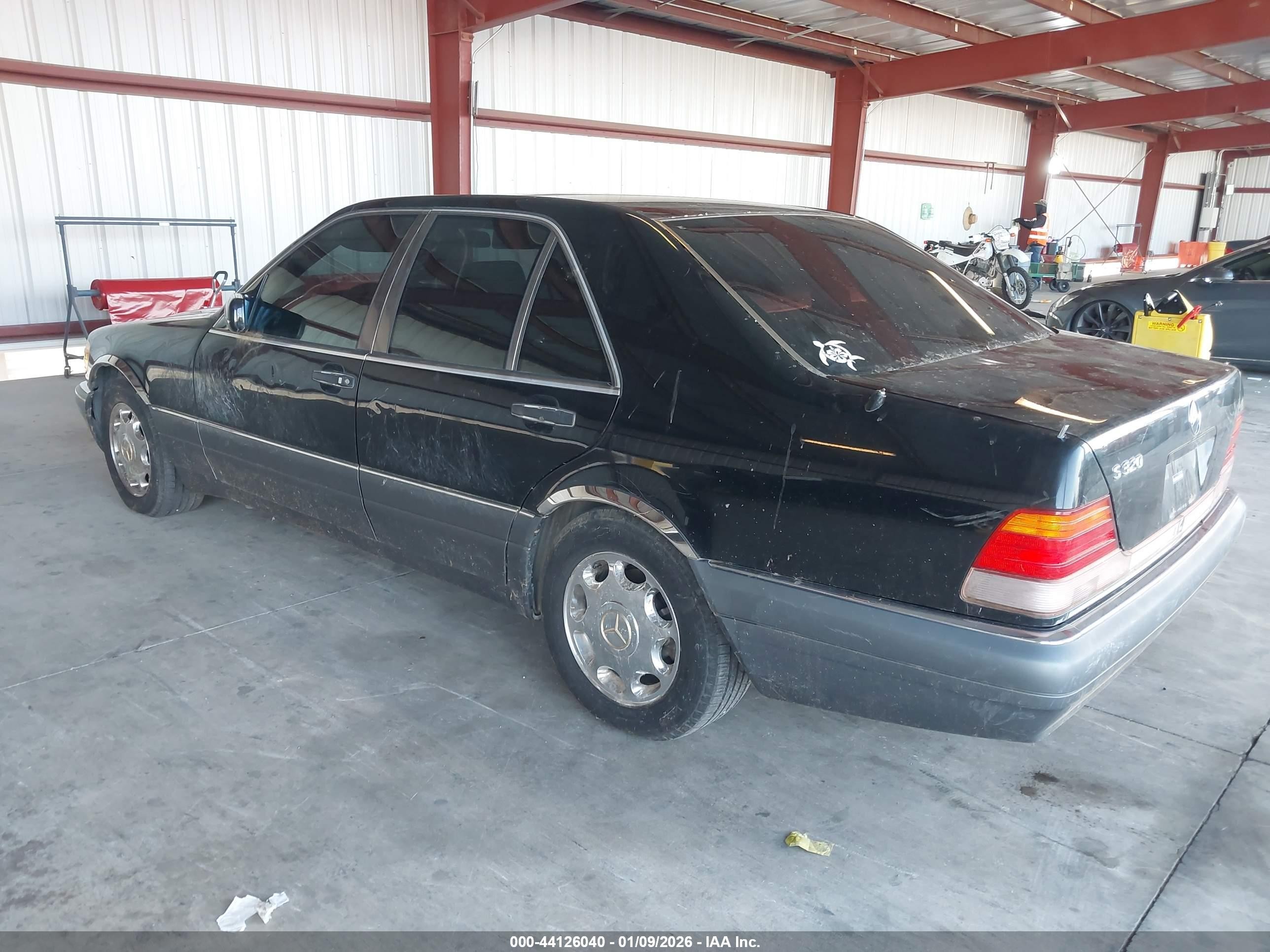 1995 Mercedes-benz S 320w Черный vin: WDBGA32E0SA219686