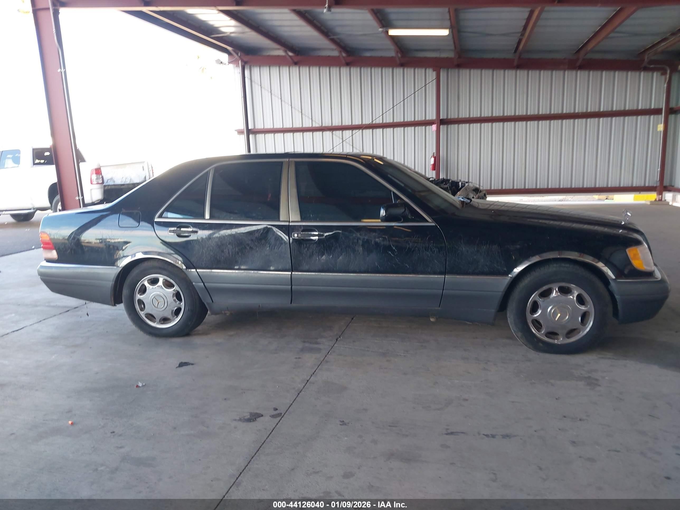 1995 Mercedes-benz S 320w Черный vin: WDBGA32E0SA219686