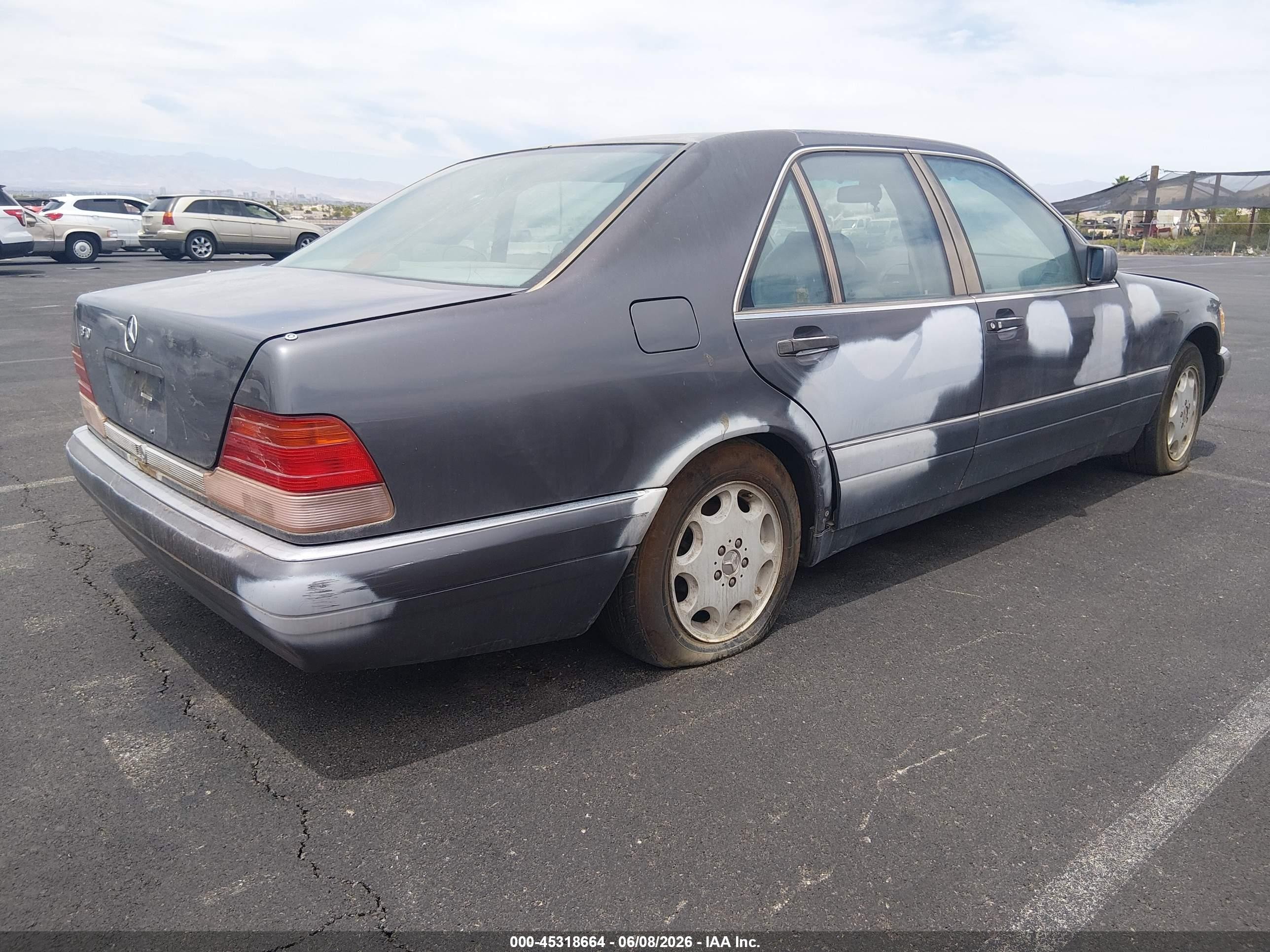 1995 Mercedes-benz S 320w Gray vin: WDBGA32E0SA250341