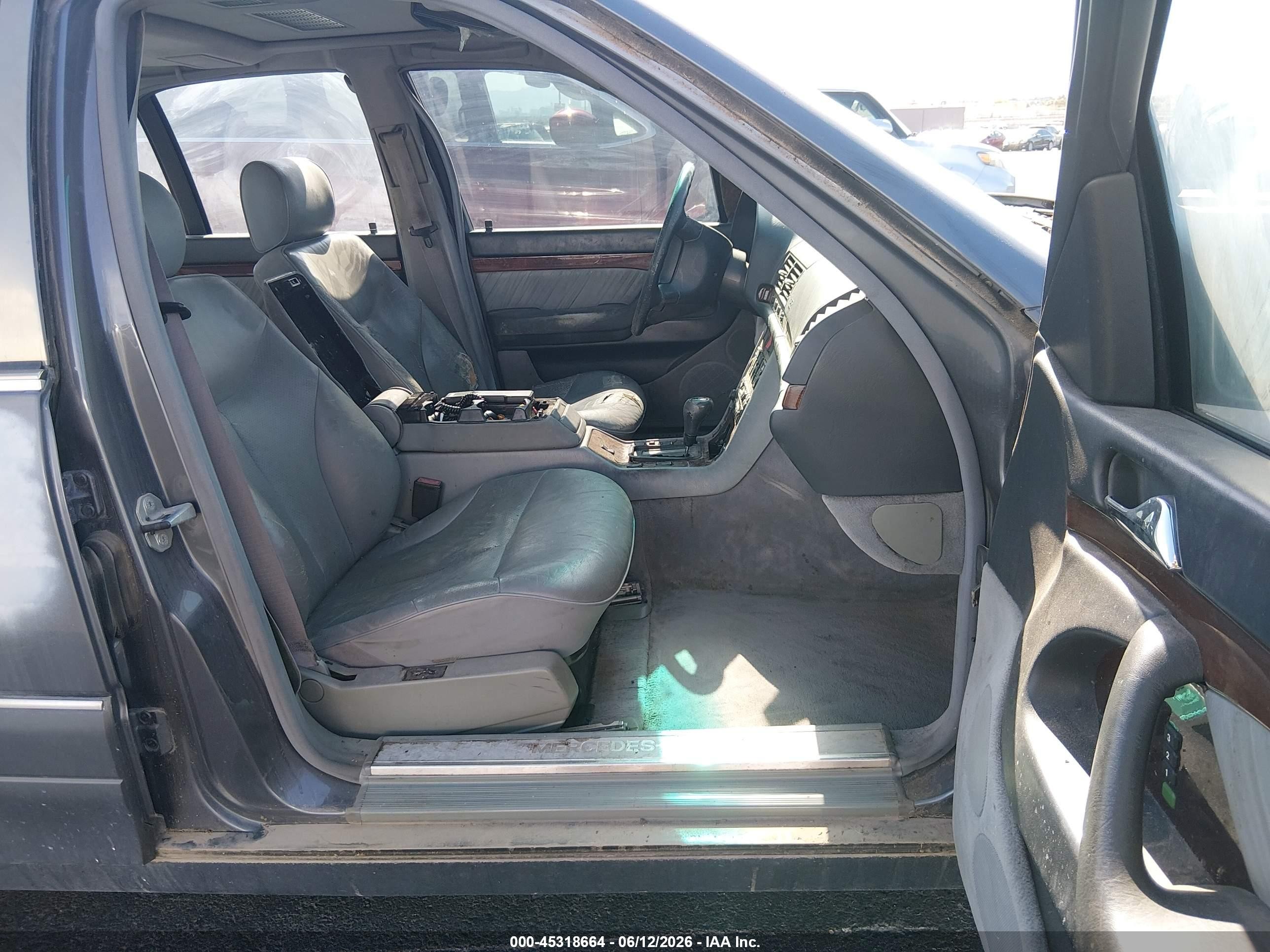 1995 Mercedes-benz S 320w Gray vin: WDBGA32E0SA250341