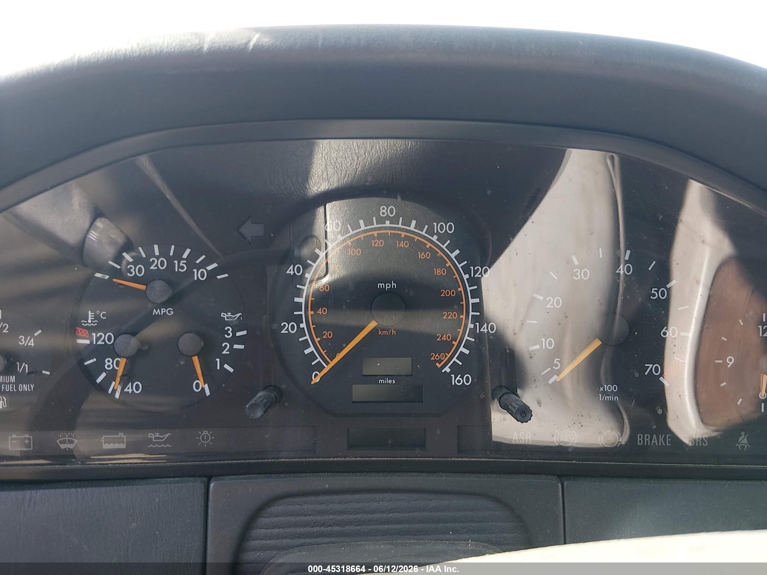 1995 Mercedes-benz S 320w Gray vin: WDBGA32E0SA250341