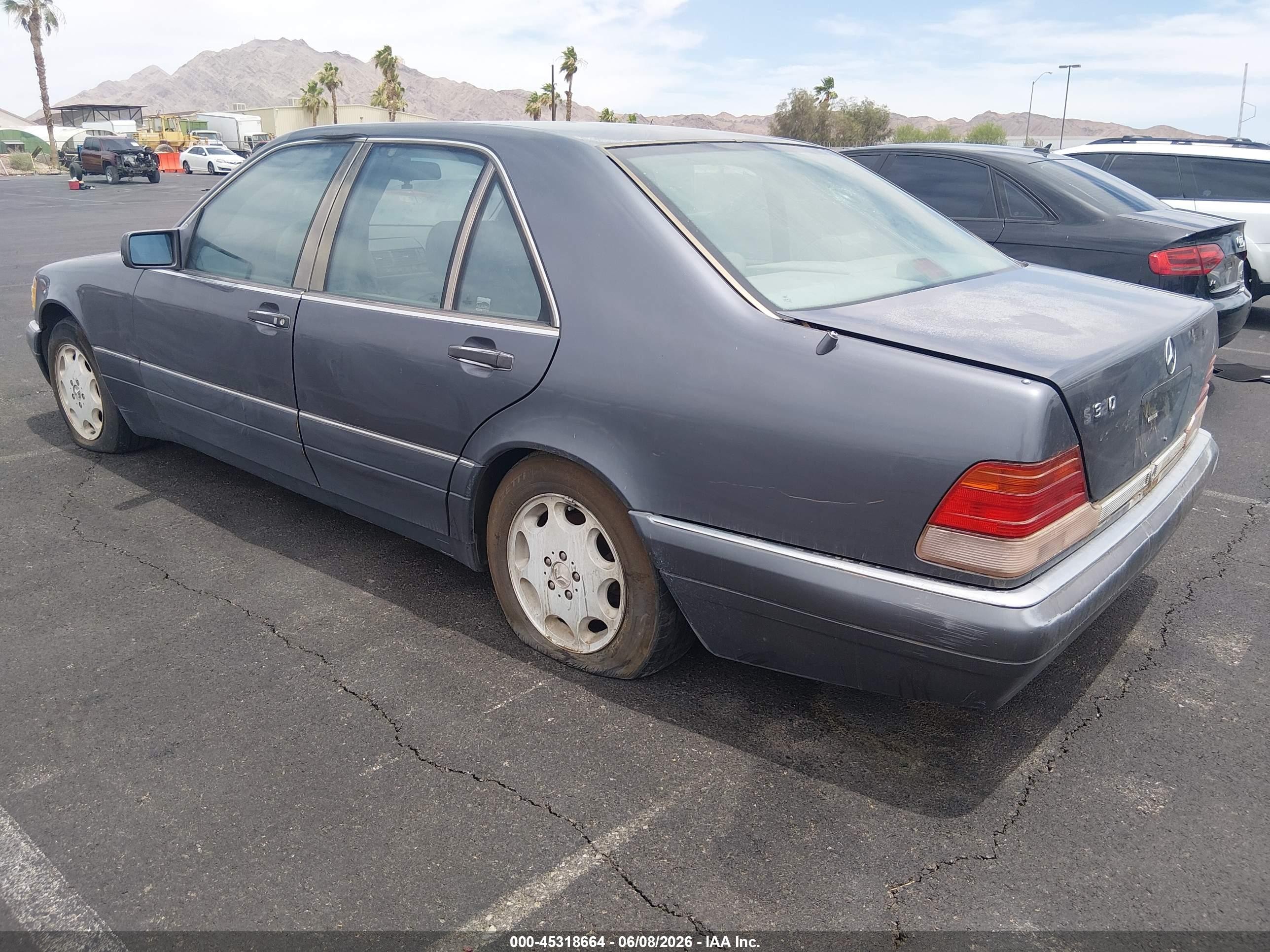 1995 Mercedes-benz S 320w Gray vin: WDBGA32E0SA250341