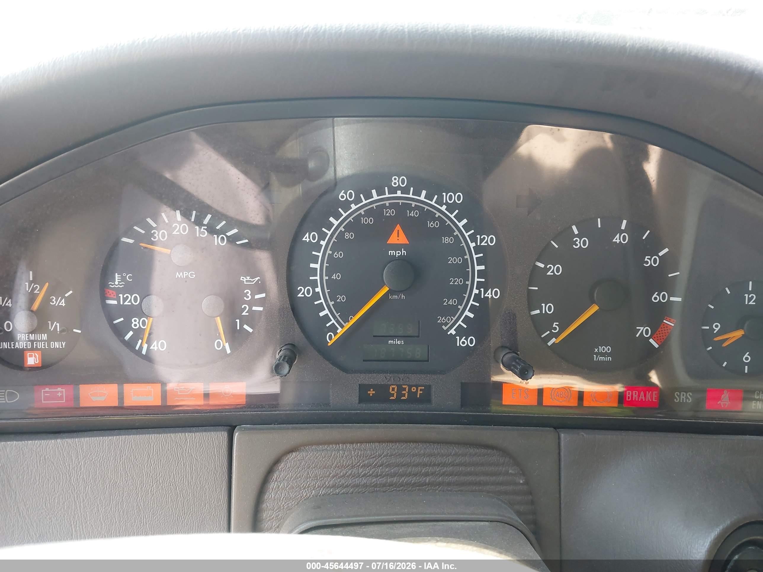 1996 Mercedes-benz S 320w Gold vin: WDBGA32E0TA313892