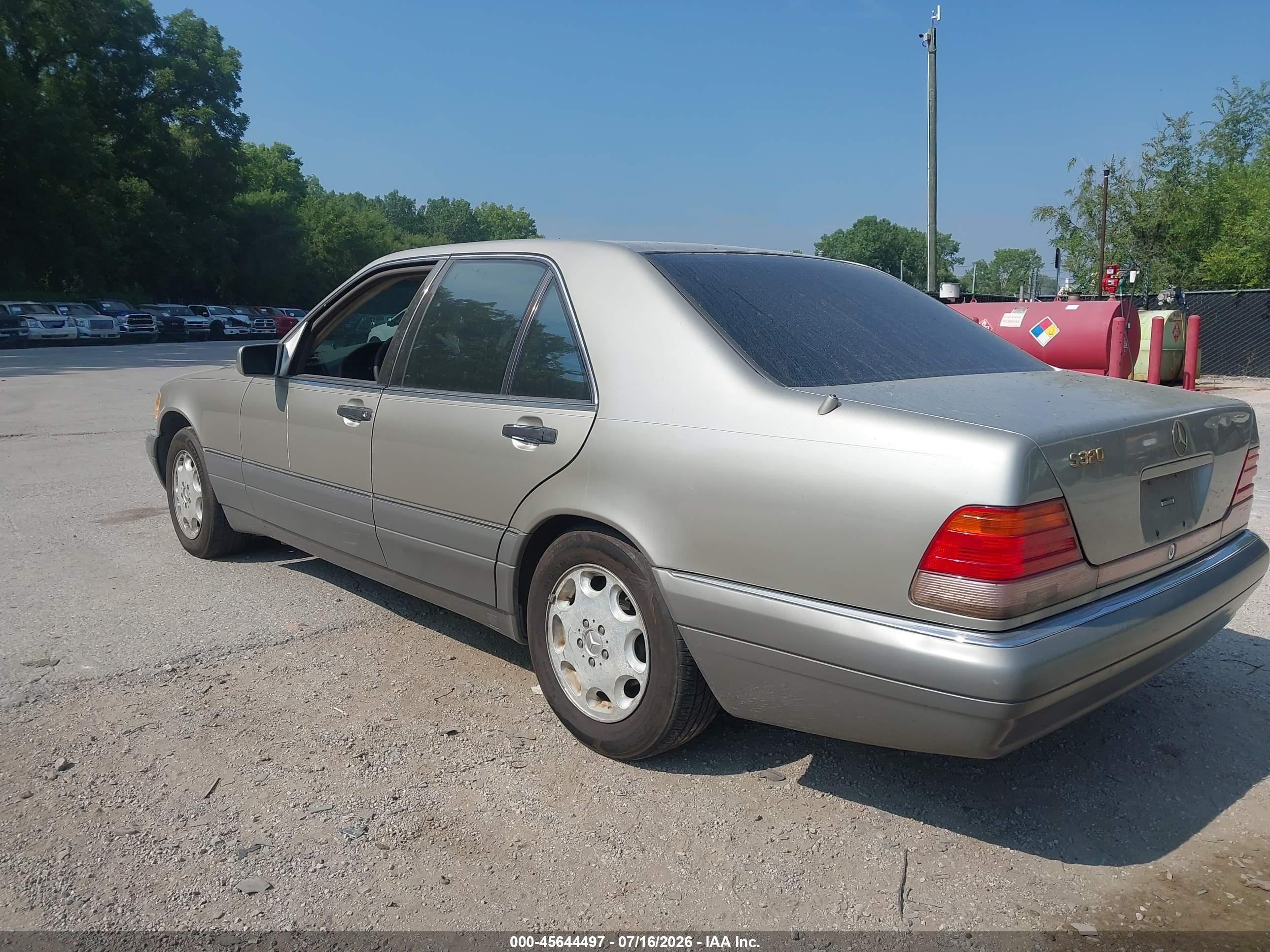1996 Mercedes-benz S 320w Gold vin: WDBGA32E0TA313892