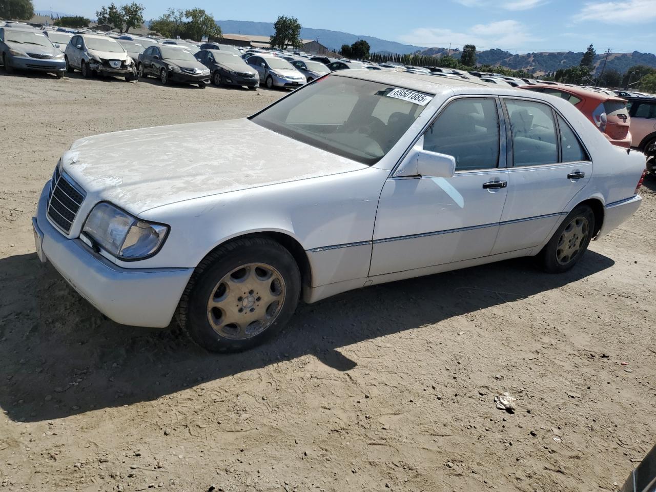 1994 Mercedes-benz S 320 White vin: WDBGA32E1RA184666