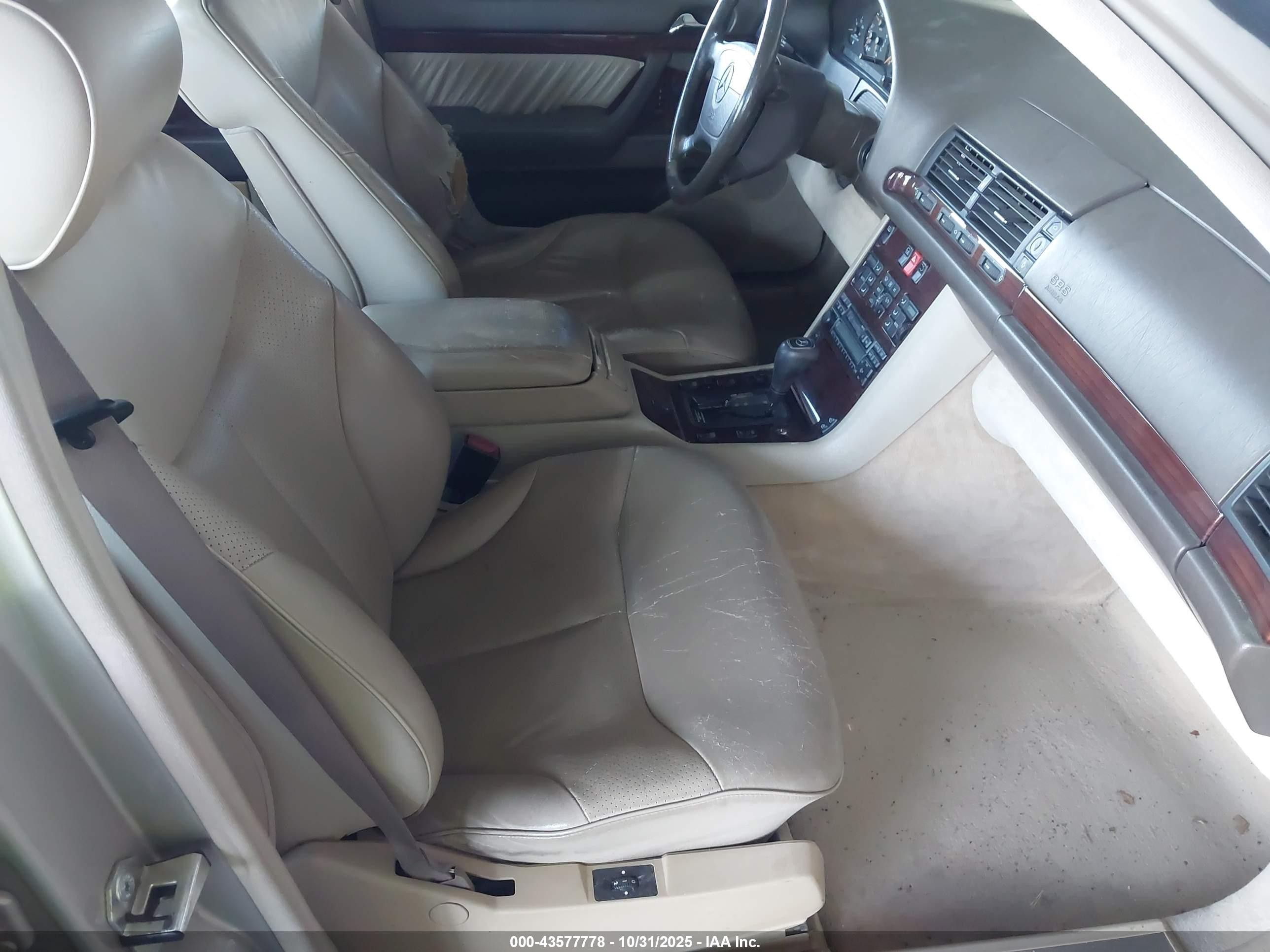 1995 Mercedes-benz S 320w Tan vin: WDBGA32E2SA231497