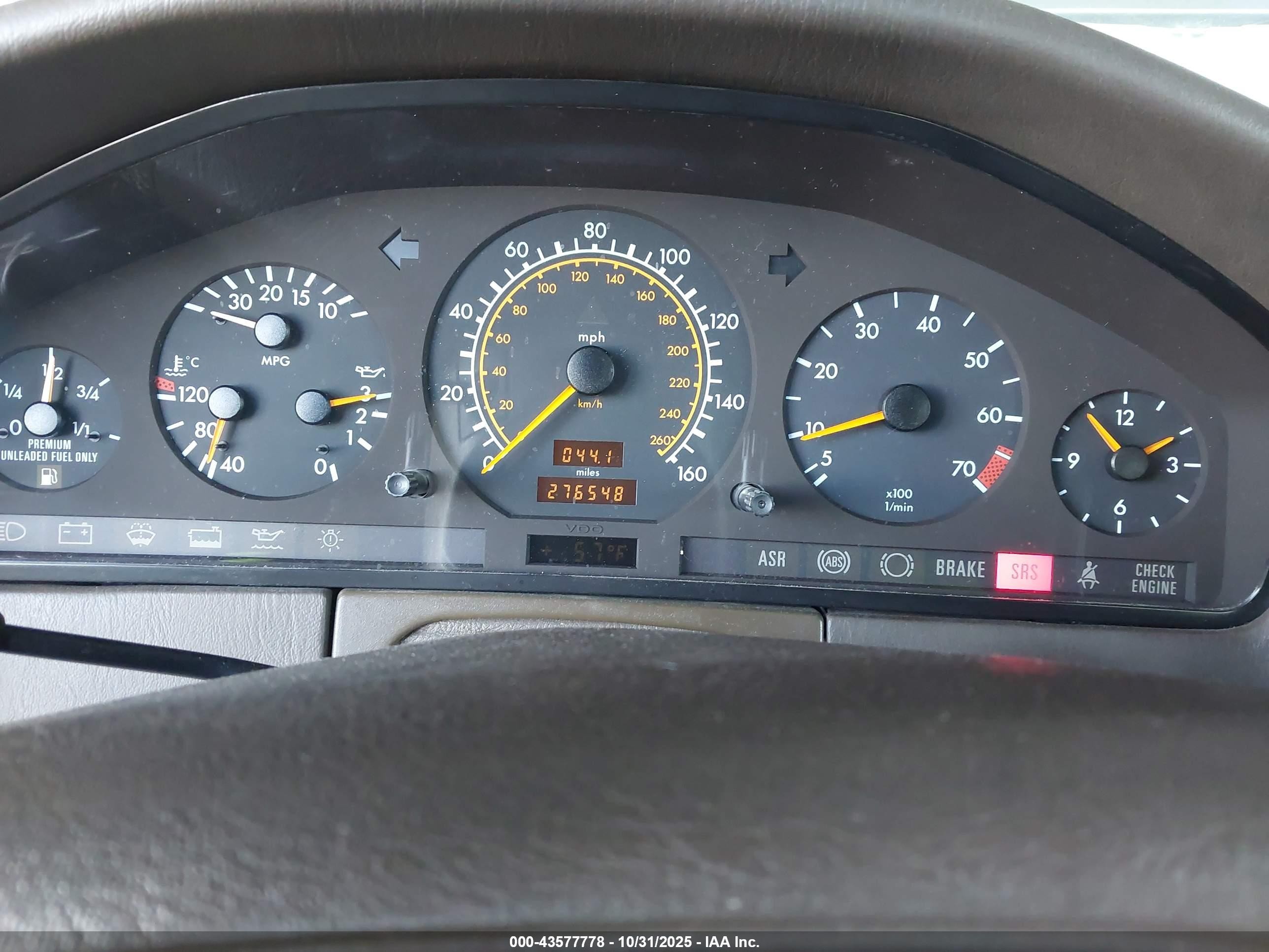1995 Mercedes-benz S 320w Tan vin: WDBGA32E2SA231497