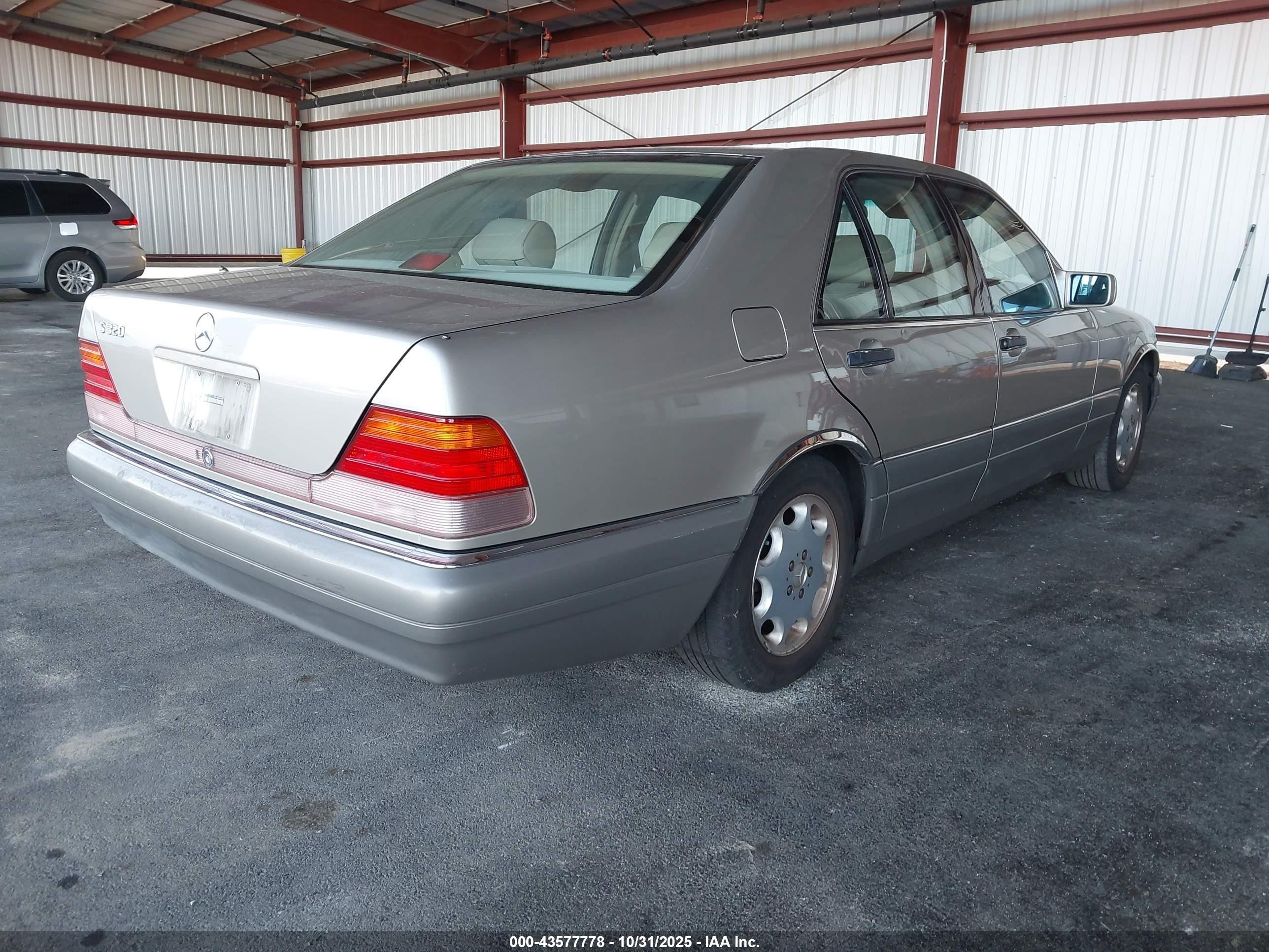 1995 Mercedes-benz S 320w Tan vin: WDBGA32E2SA231497