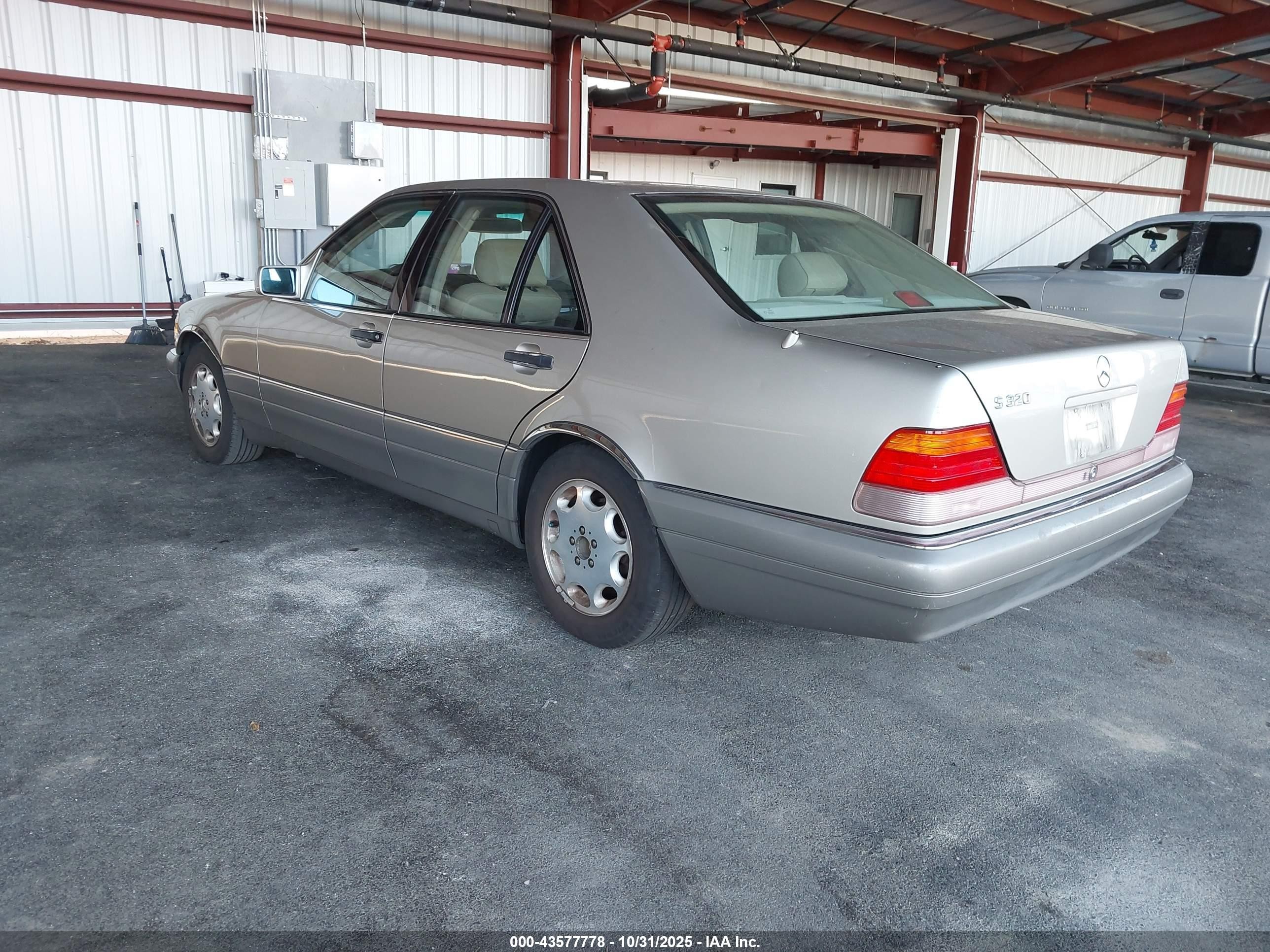 1995 Mercedes-benz S 320w Tan vin: WDBGA32E2SA231497
