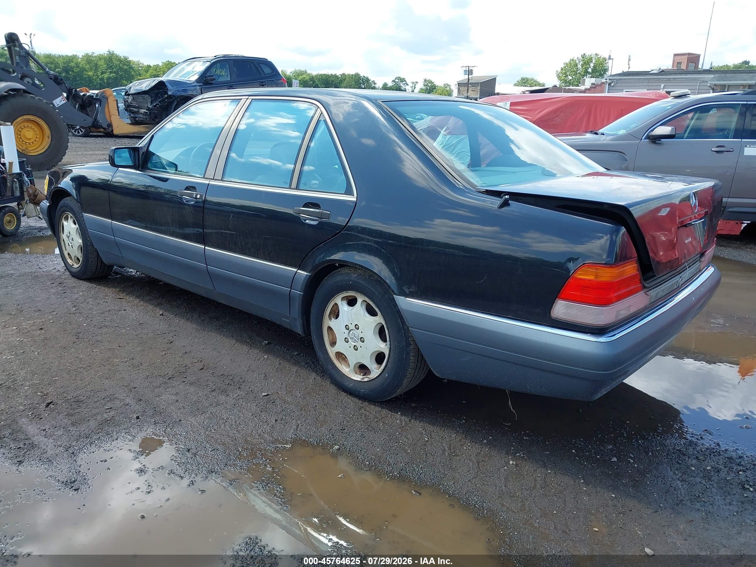 1995 Mercedes-benz S 320w Black vin: WDBGA32E3SA285990