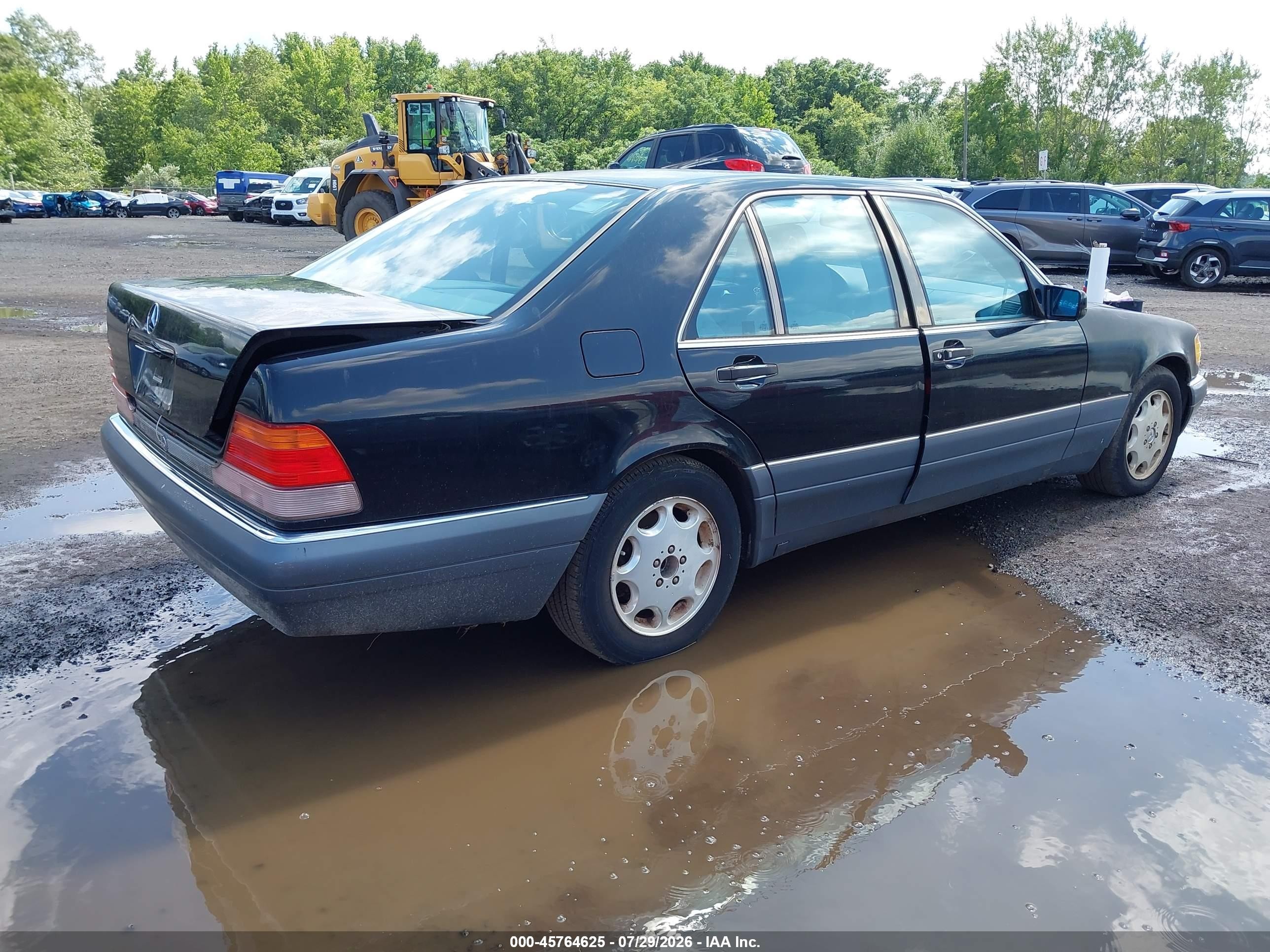 1995 Mercedes-benz S 320w Black vin: WDBGA32E3SA285990