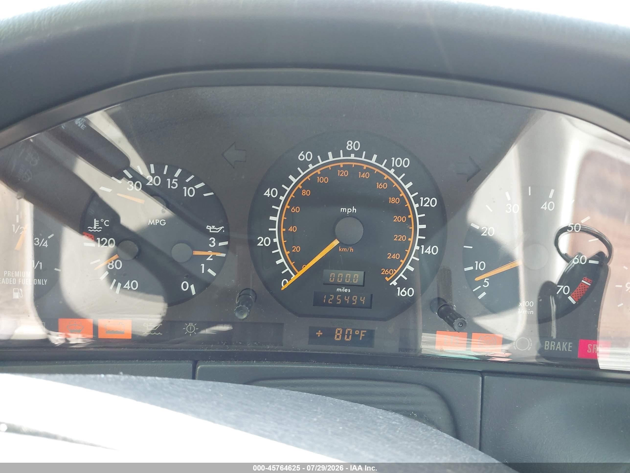 1995 Mercedes-benz S 320w Black vin: WDBGA32E3SA285990