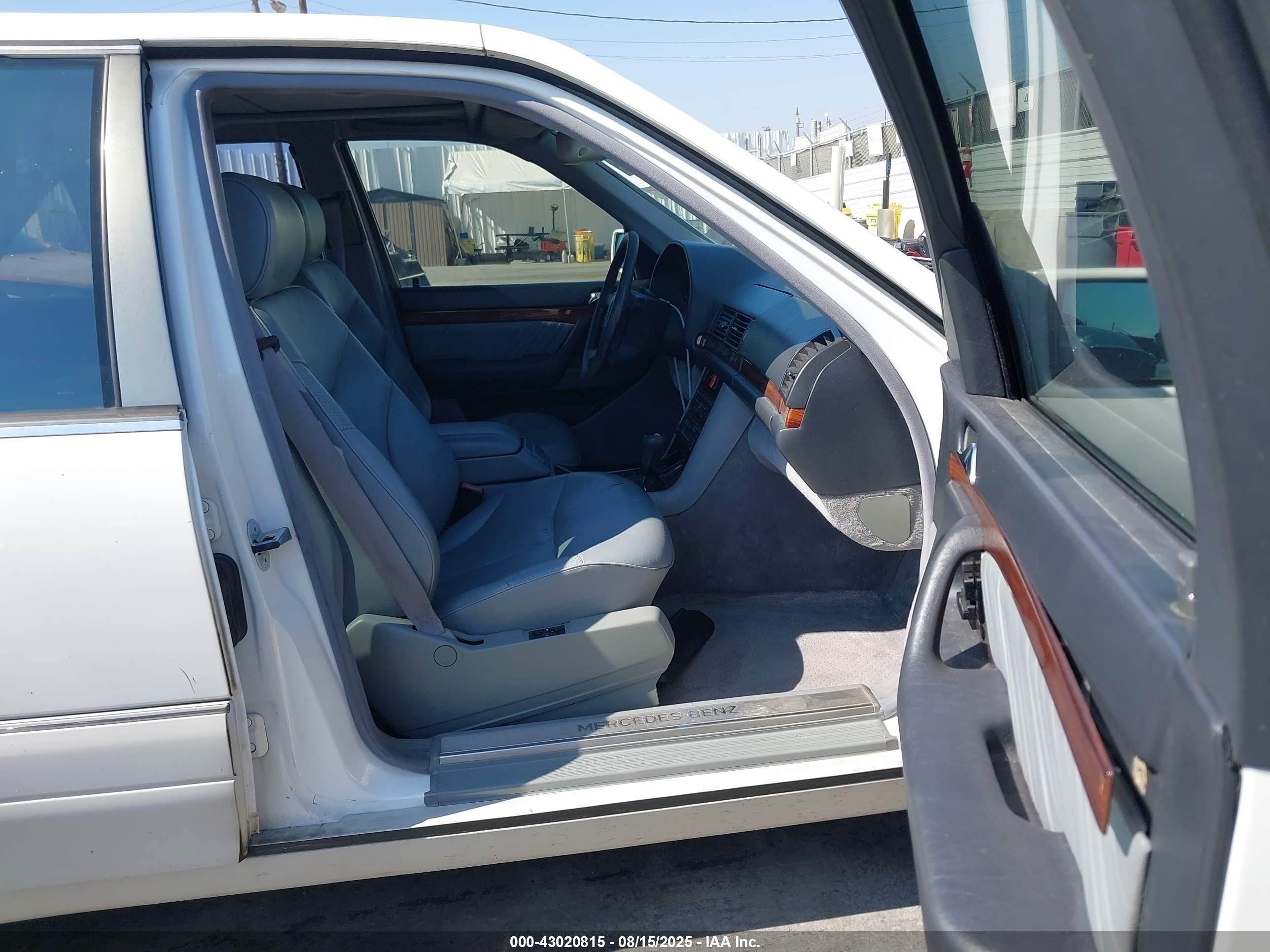 1995 Mercedes-benz S 320w White vin: WDBGA32E4SA218413