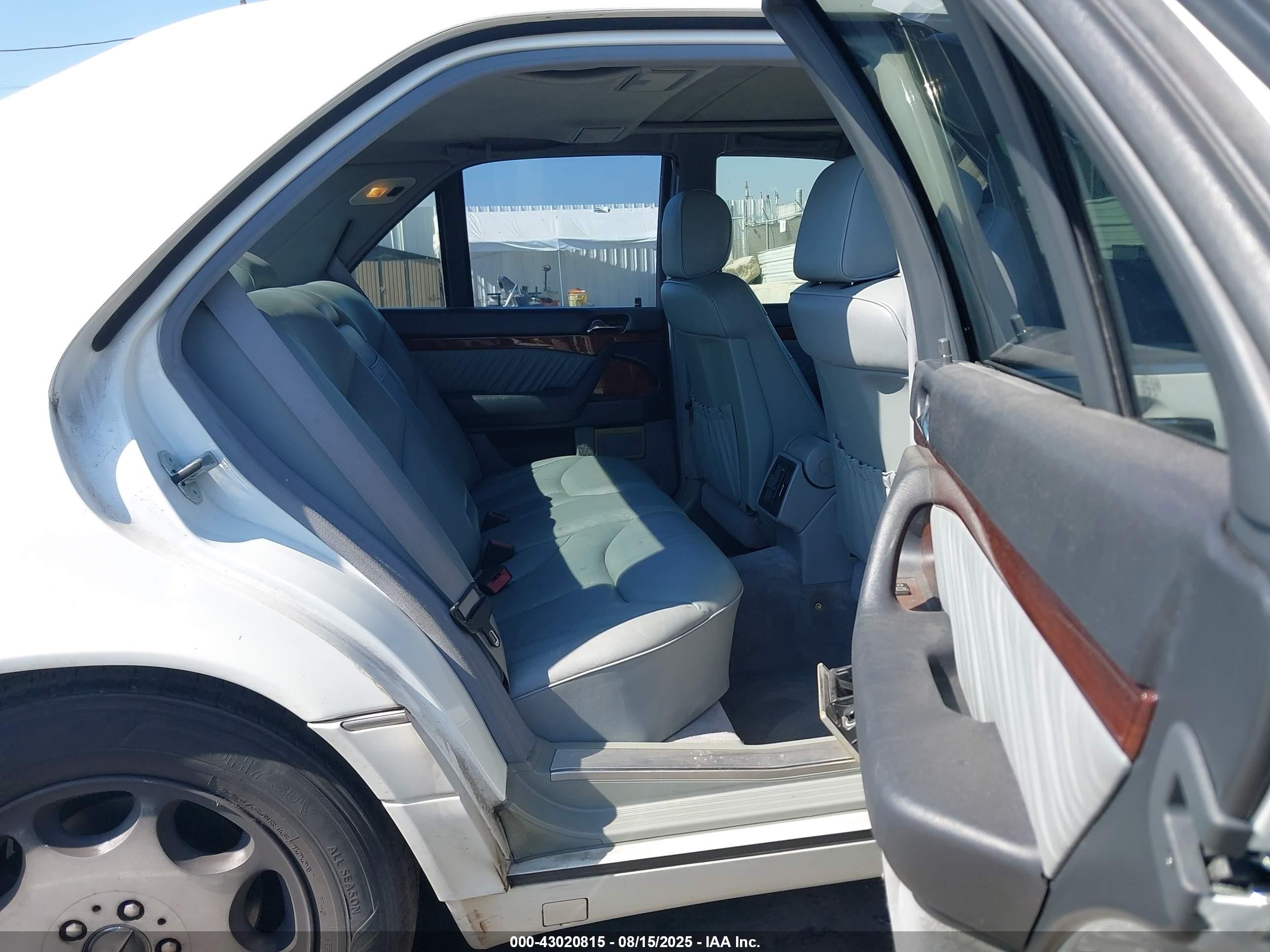 1995 Mercedes-benz S 320w White vin: WDBGA32E4SA218413