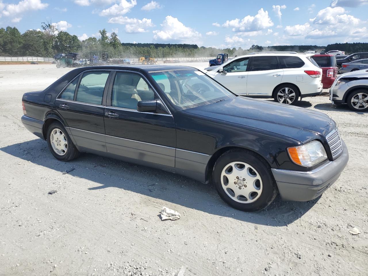 1995 Mercedes-benz S 320w Black vin: WDBGA32E5SA258984