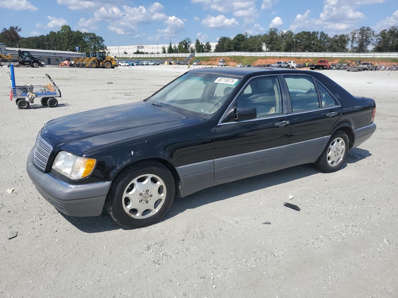 1995 Mercedes-benz S 320w Black vin: WDBGA32E5SA258984