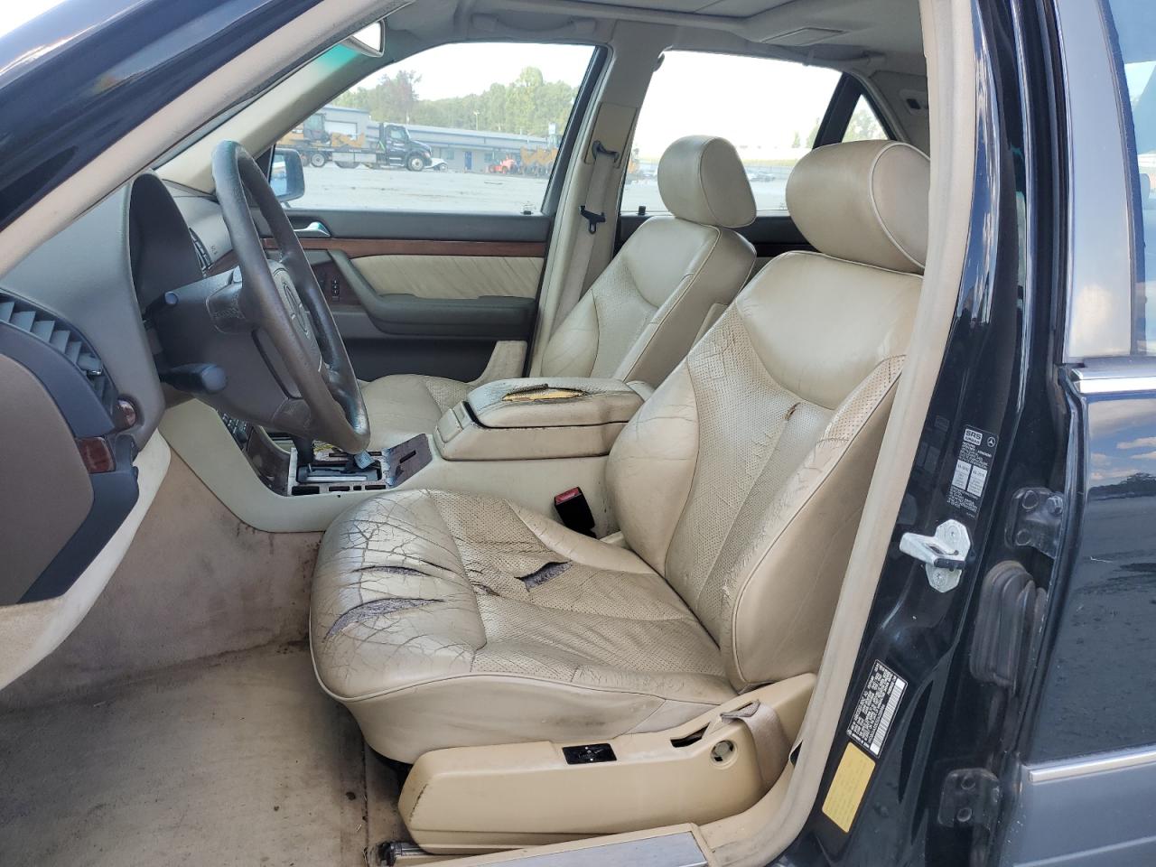 1995 Mercedes-benz S 320w Black vin: WDBGA32E5SA258984